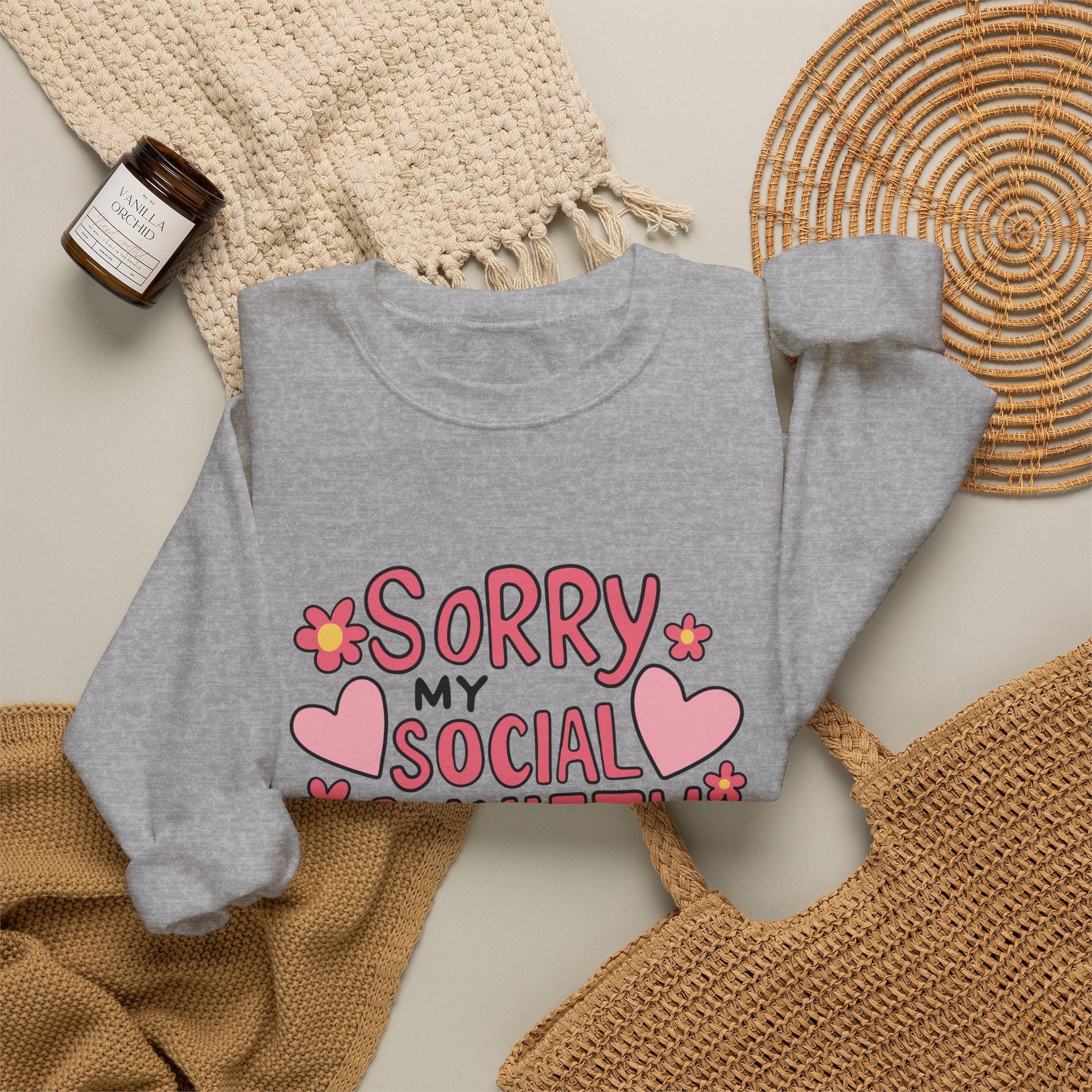 My Social Anxiety Says No Sweatshirt
