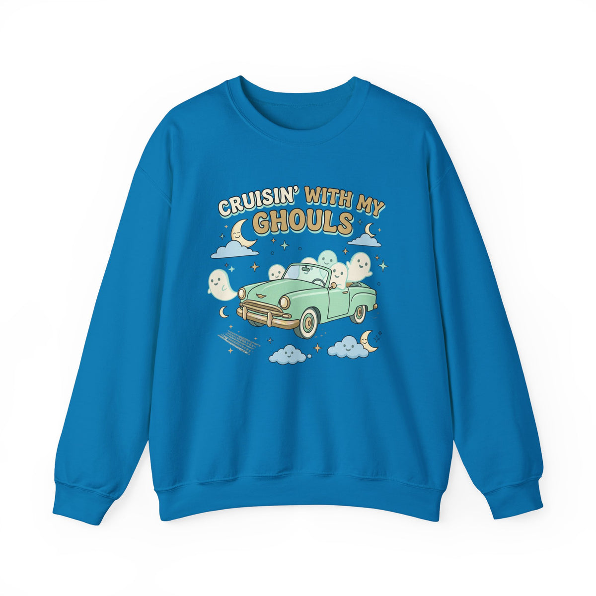 Cruisin' With My Ghouls Sweatshirt - Gildan