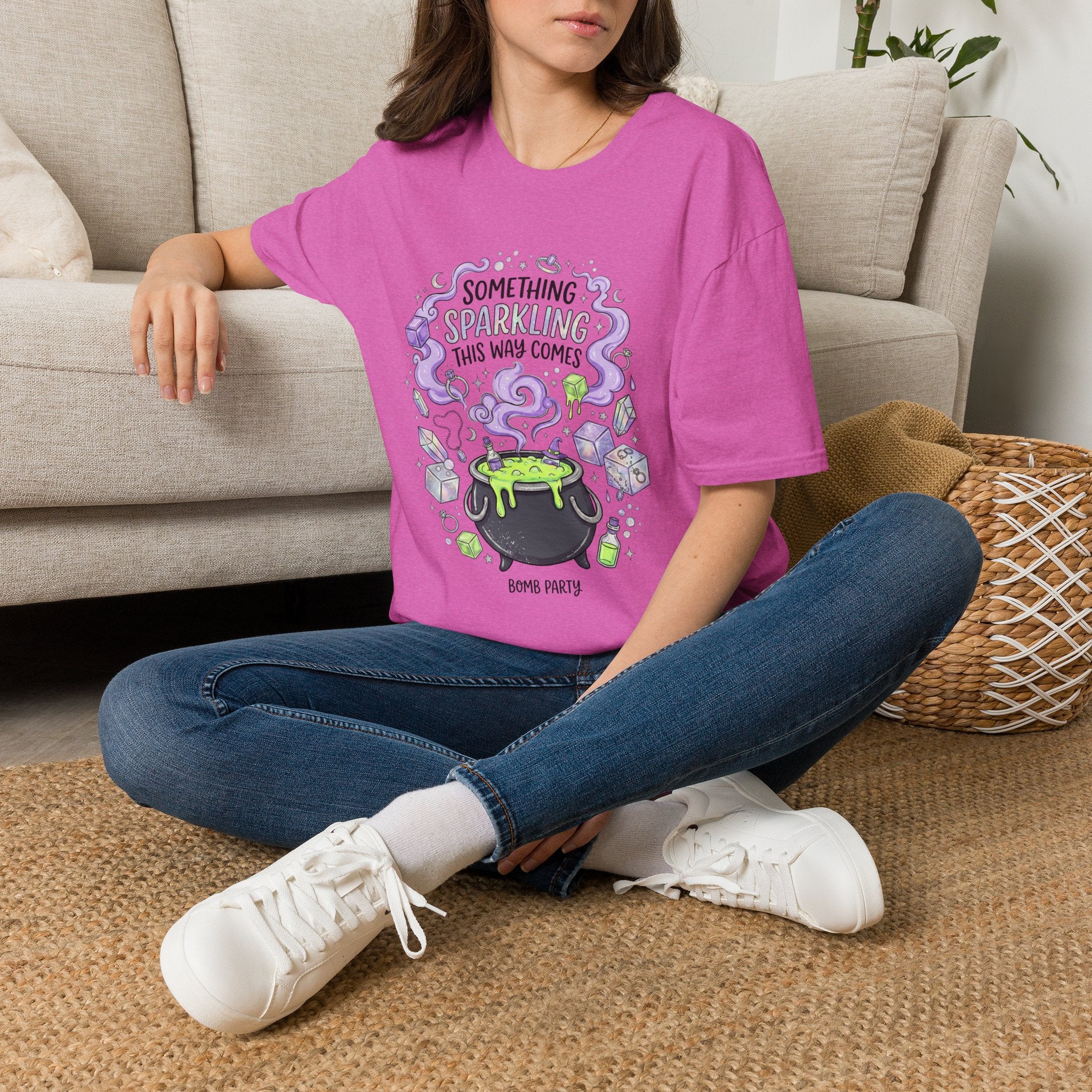 The Spooky Cauldron Tee - Gildan