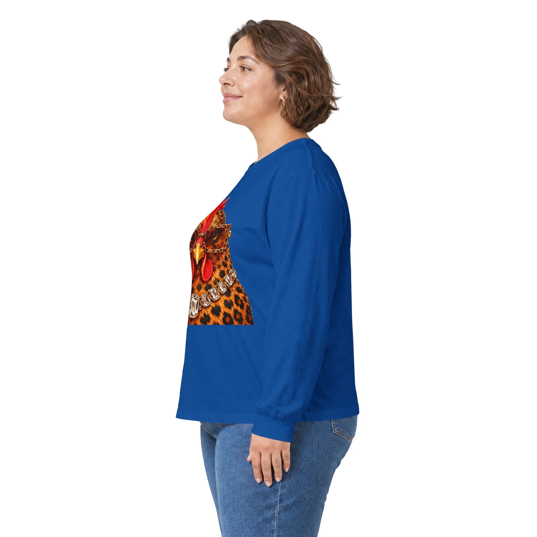 The Sassy Chicken Long Sleeve Tee - Gildan