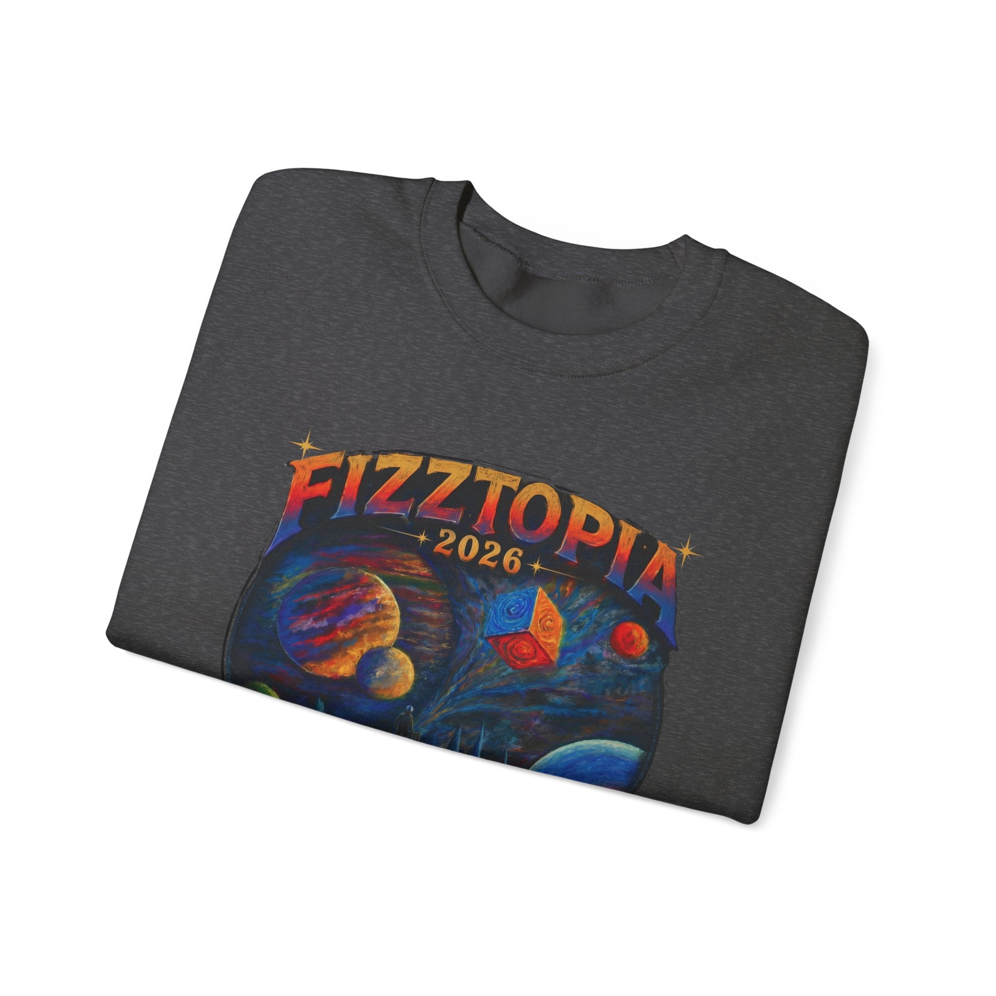 Daddy Ring Bomb's Fizztopia Galaxy Sweatshirt - Gildan