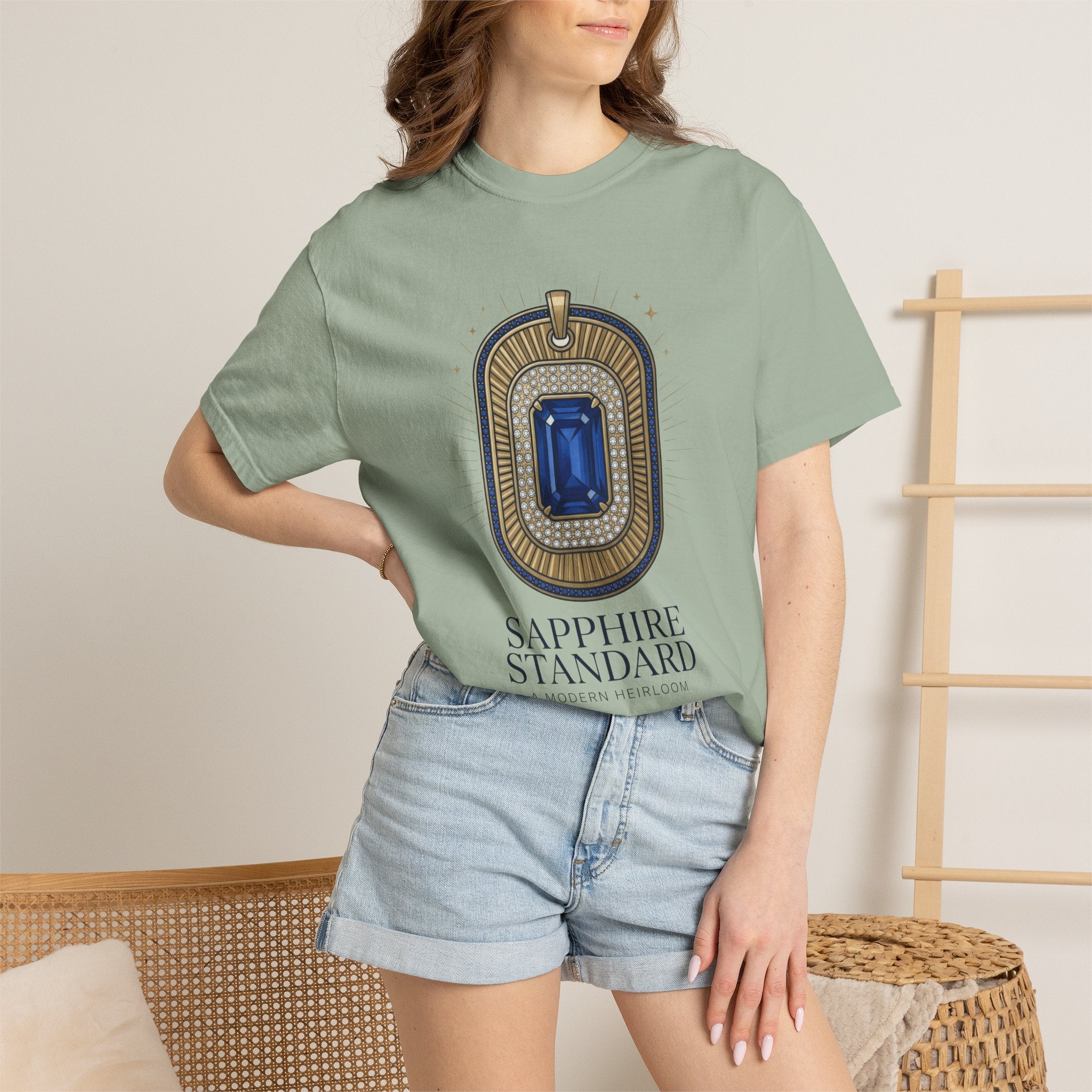 The Sapphire Standard Tee - Comfort Colors