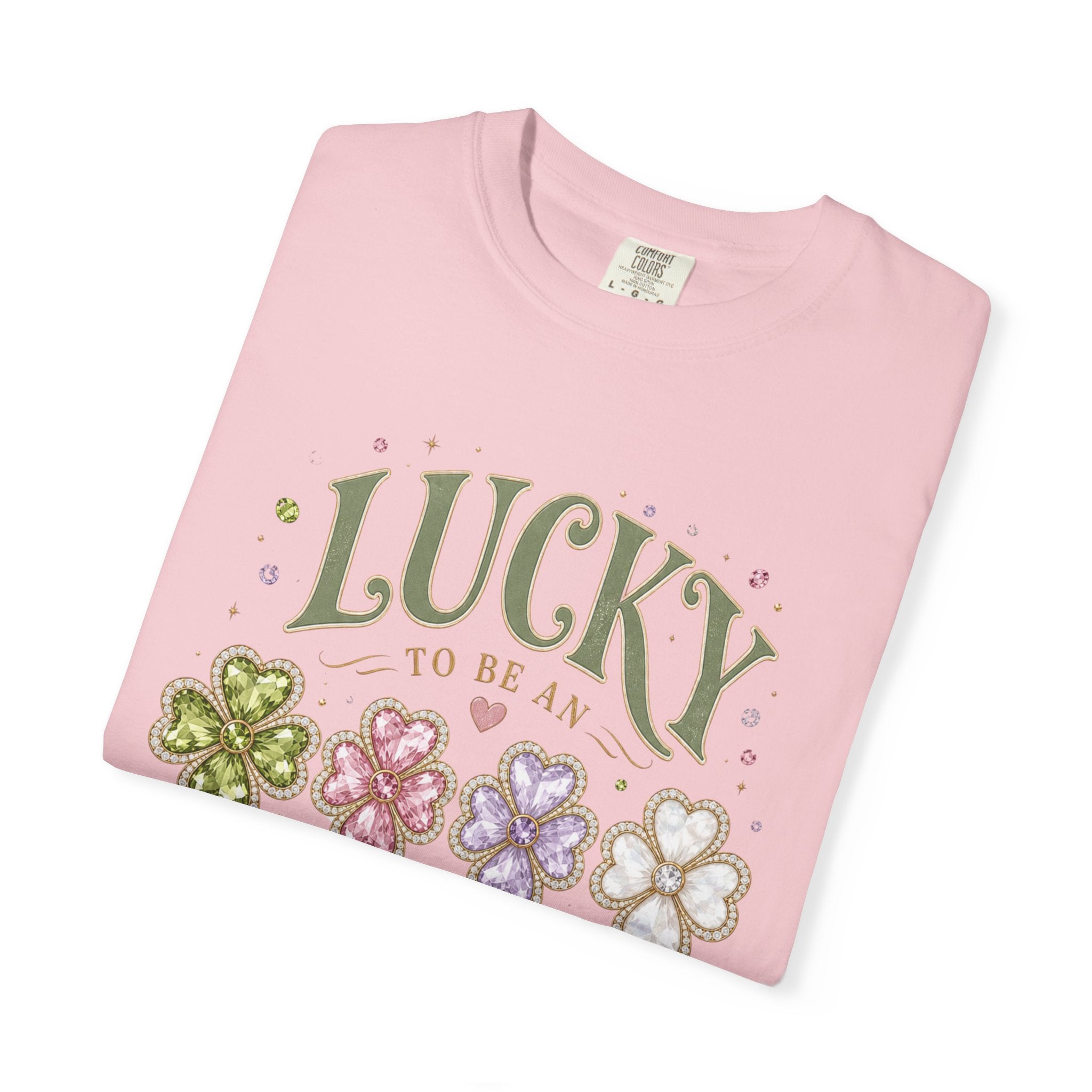 Lucky To Be an August Girl Tee - Comfort Colors