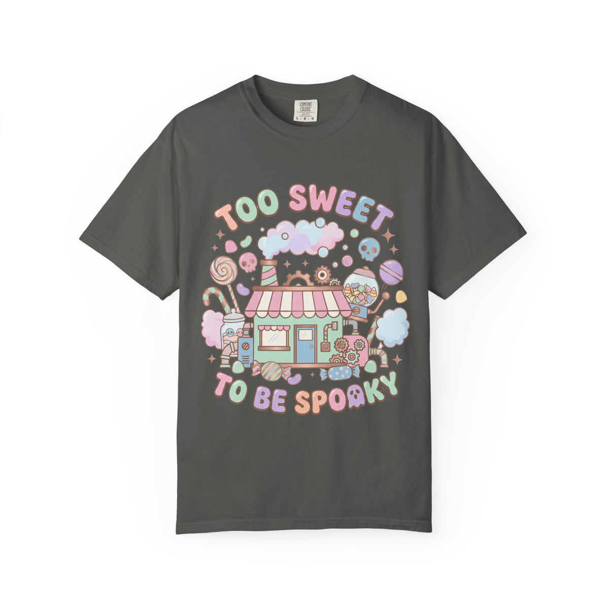 Too Sweet To Be Spooky Tee - Comfort Colors