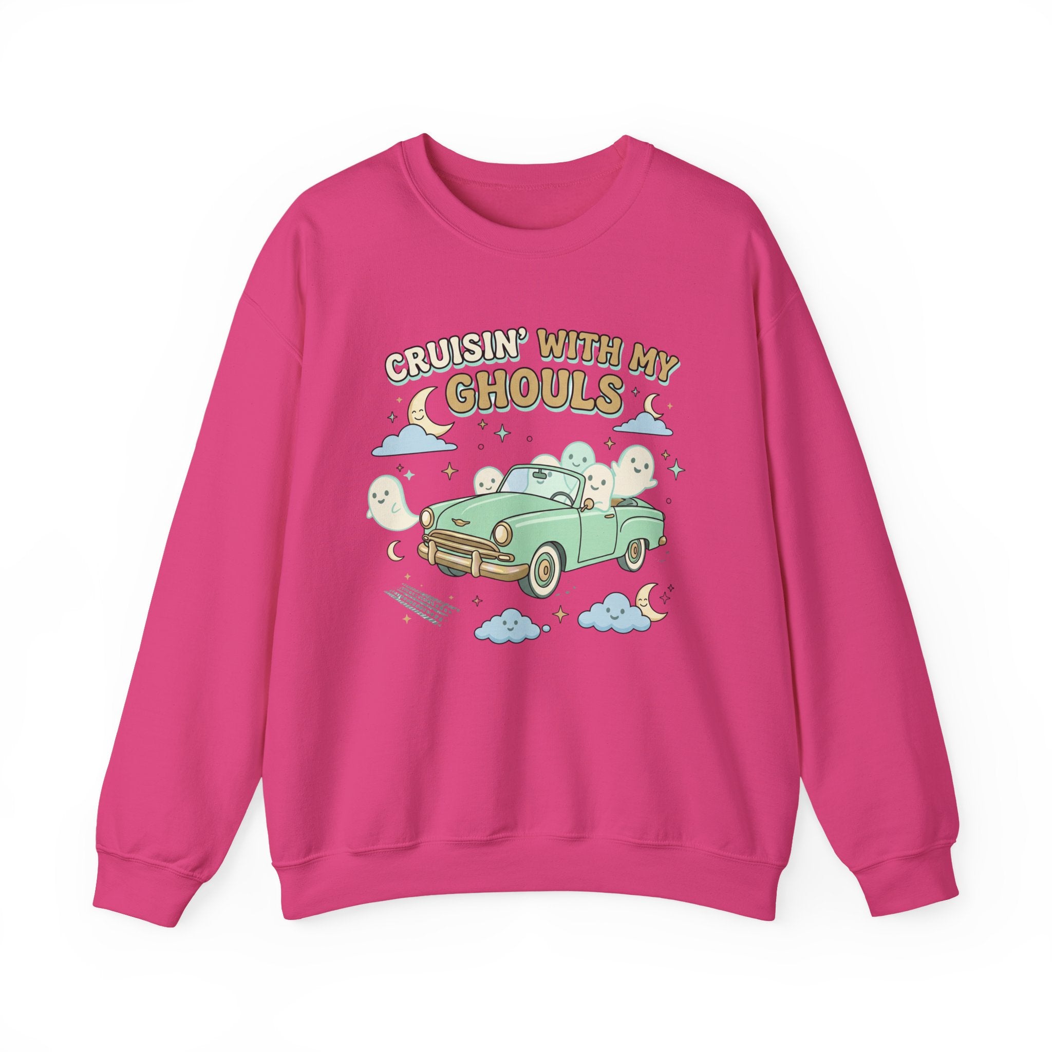 Cruisin' With My Ghouls Sweatshirt - Gildan