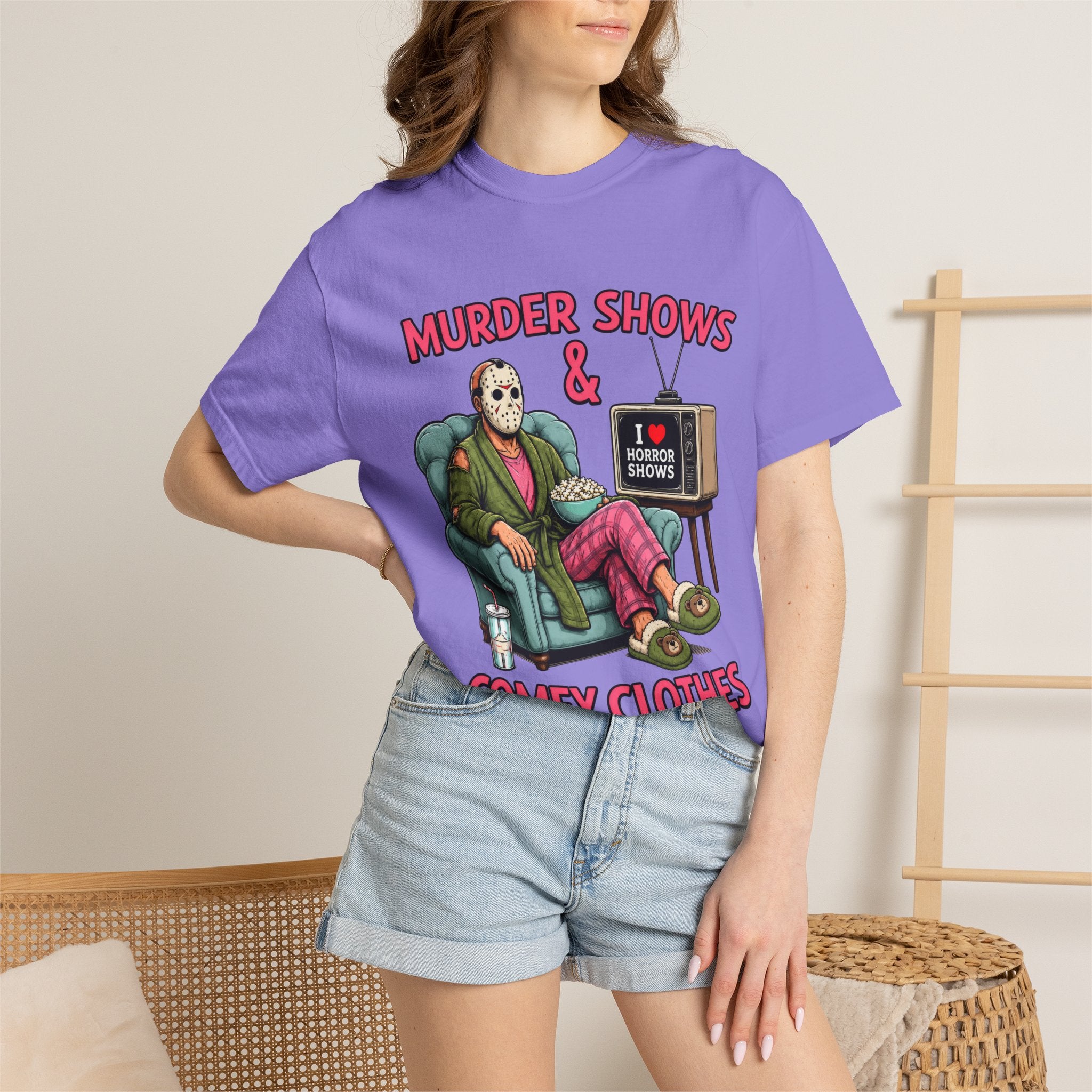 Murder Shows and Comfy Clothes T-shirt - Comfort colors