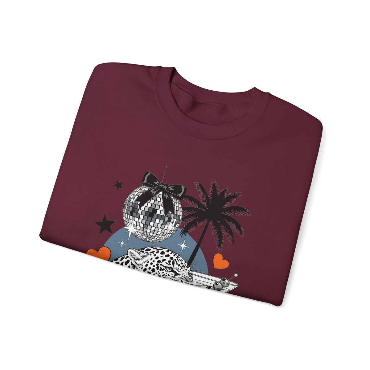 Disco Cheetah Sweatshirt - Gildan