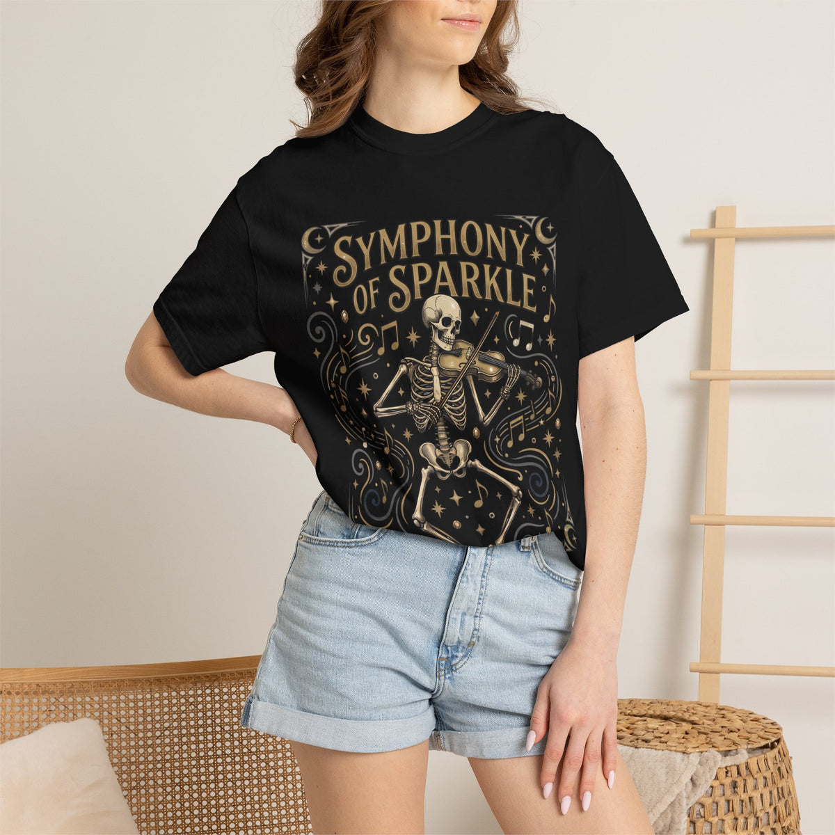 Symphony of Sparkle Tee (Rectangle) - Comfort Colors
