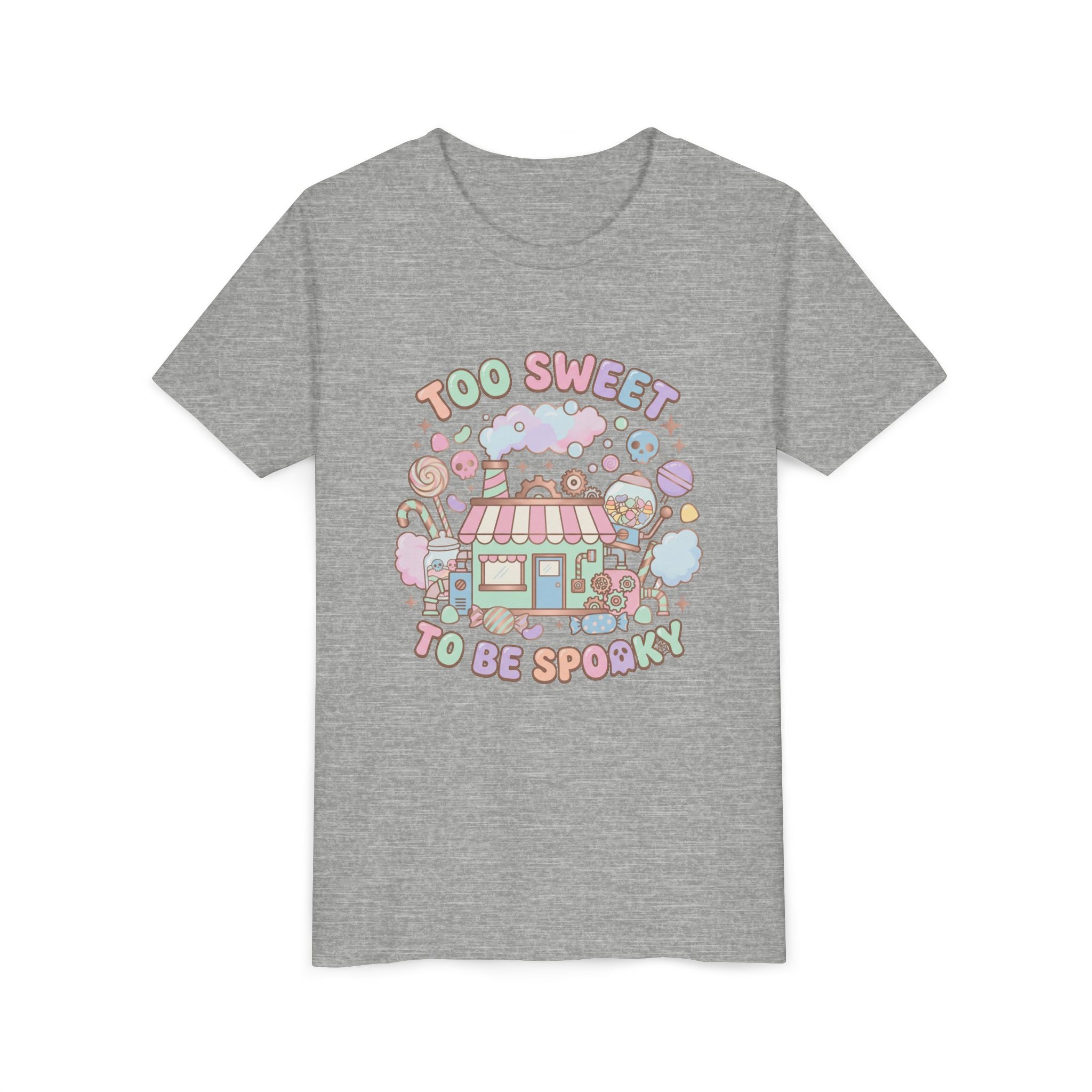 Too Sweet To Be Spooky Big Kid Tee