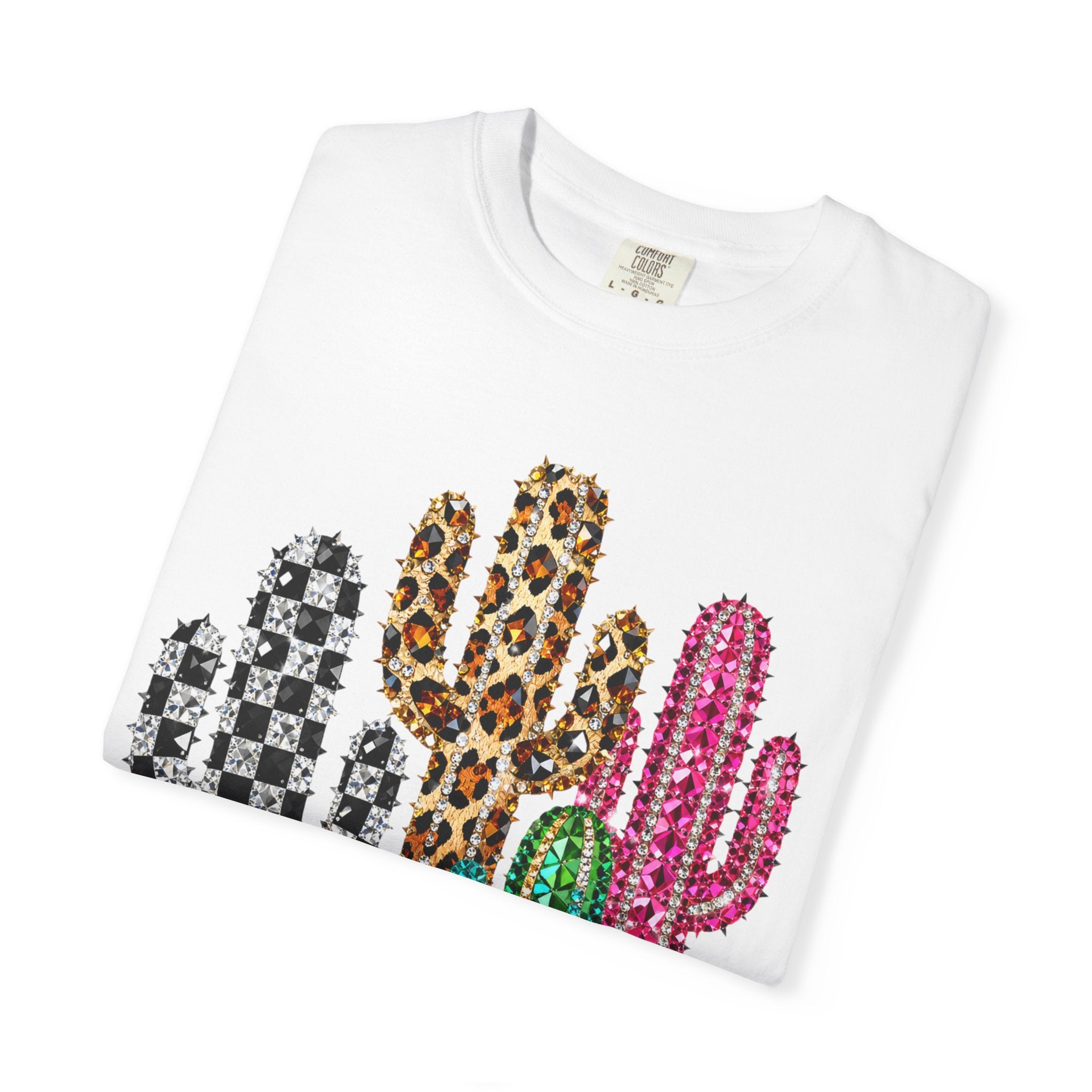 The Jeweled Cactus Tee - Comfort Colors