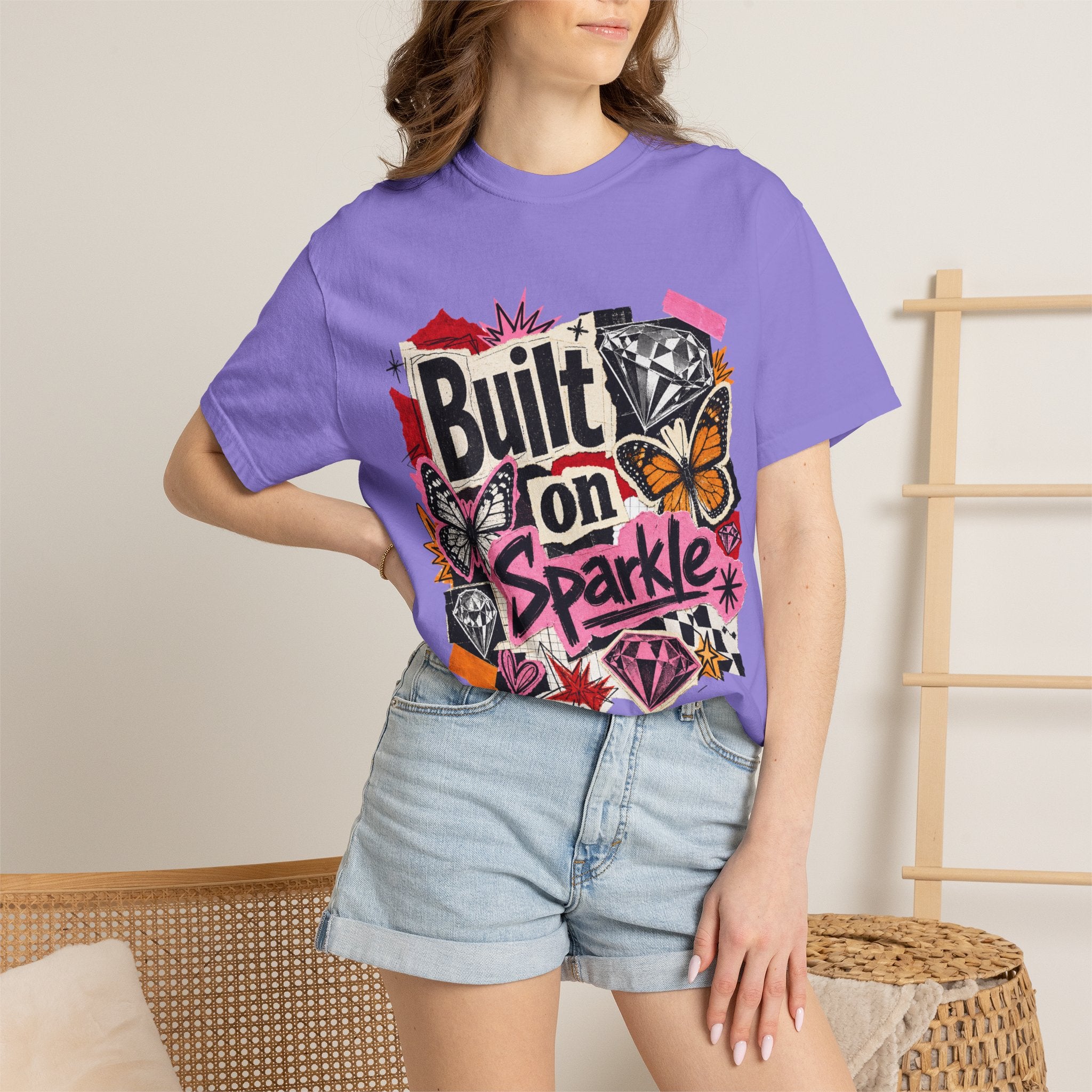 Built on Sparkle Tee - Comfort Colors