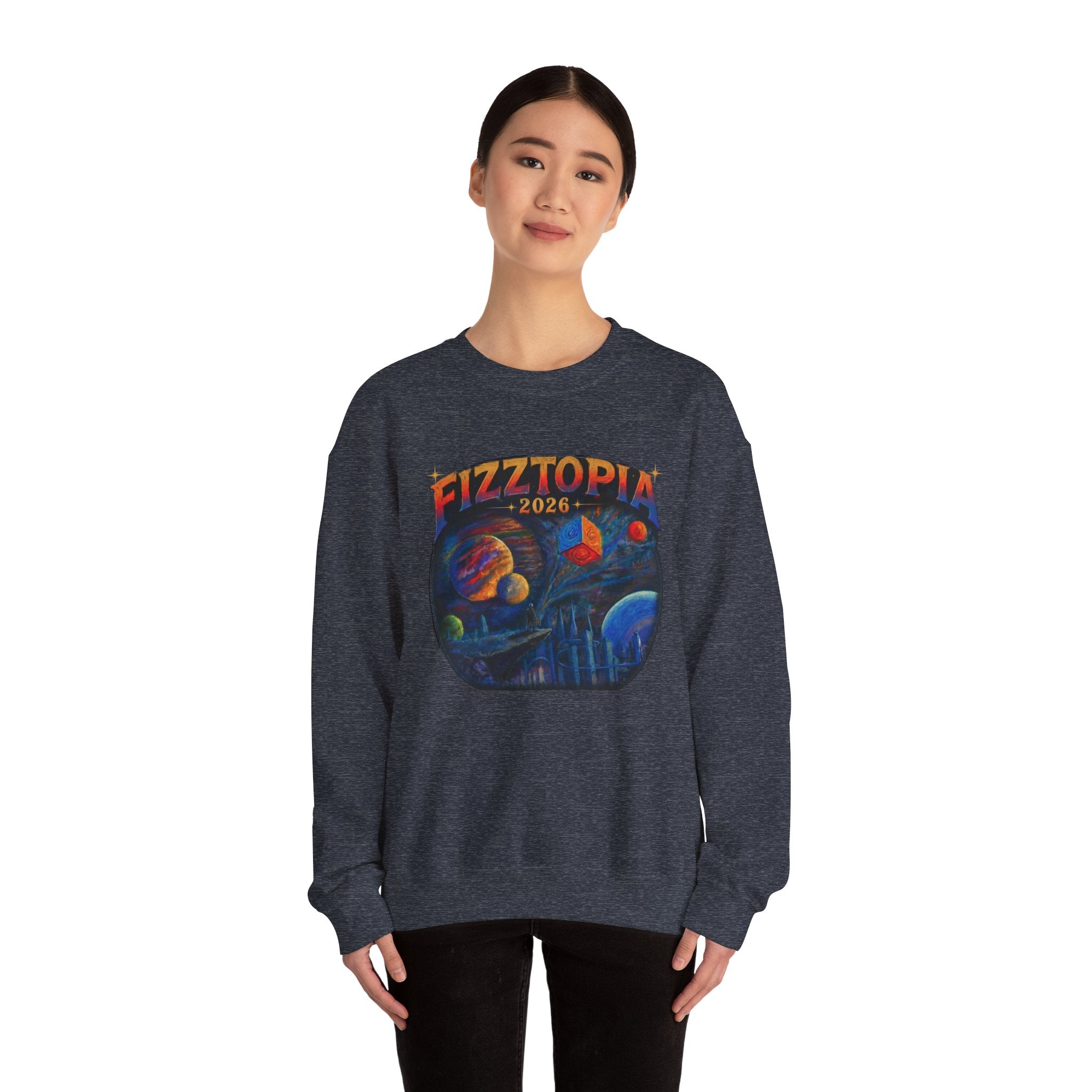 Daddy Ring Bomb's Fizztopia Galaxy Sweatshirt - Gildan