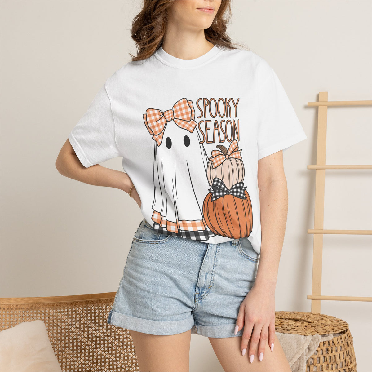 The Bow Ghost Tee - Comfort Colors
