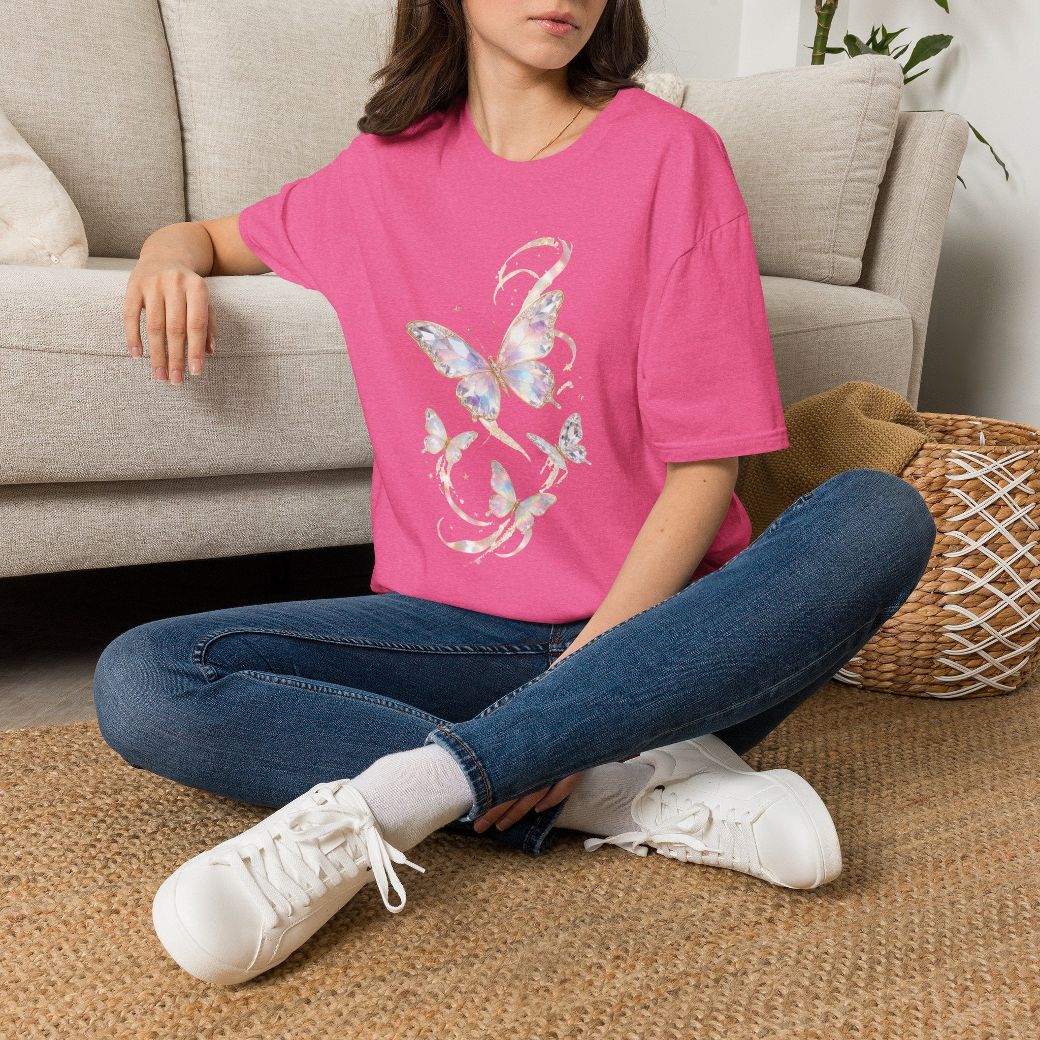 Halo Butterfly Tee - Gildan