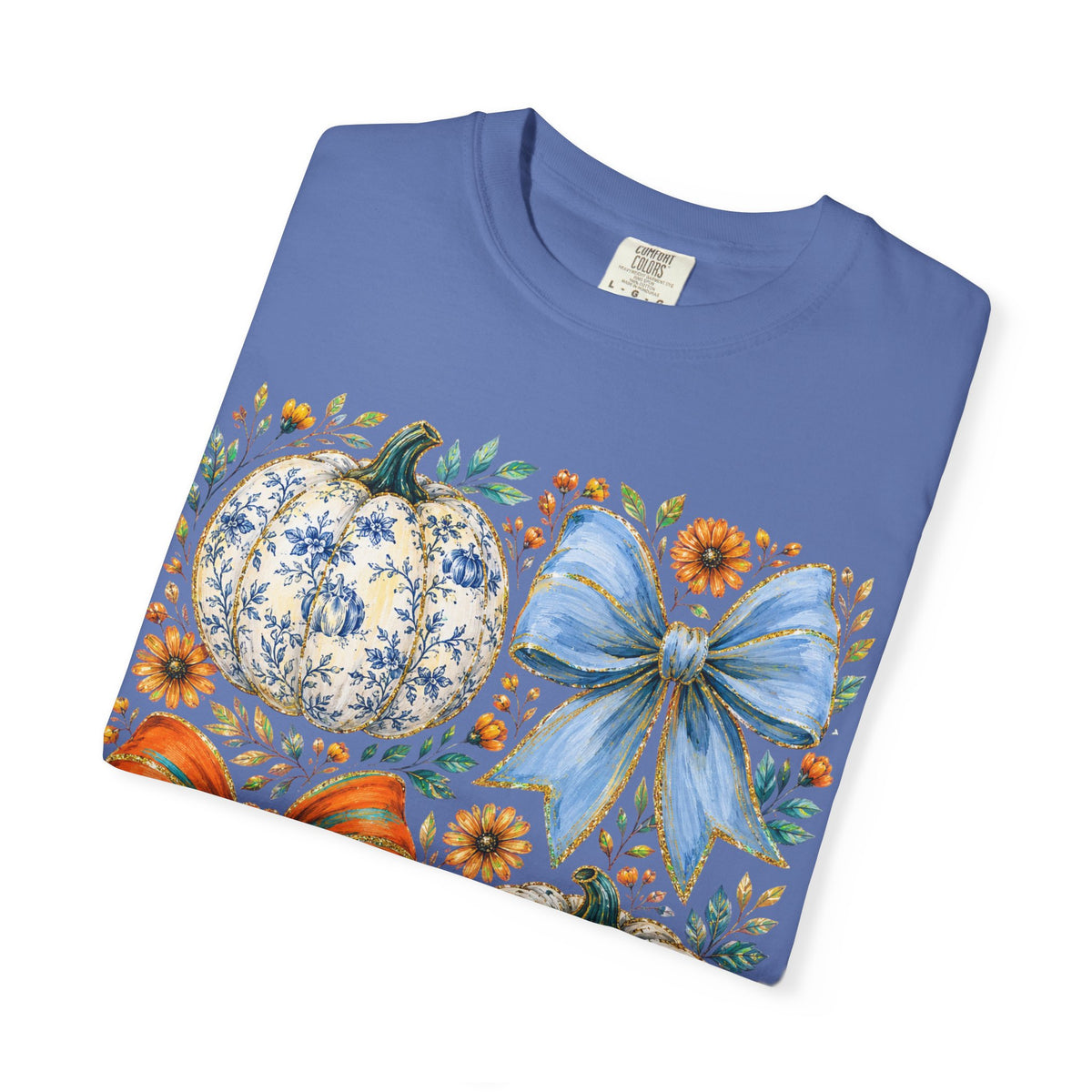Pumpkin Bows Tee - Comfort Colors