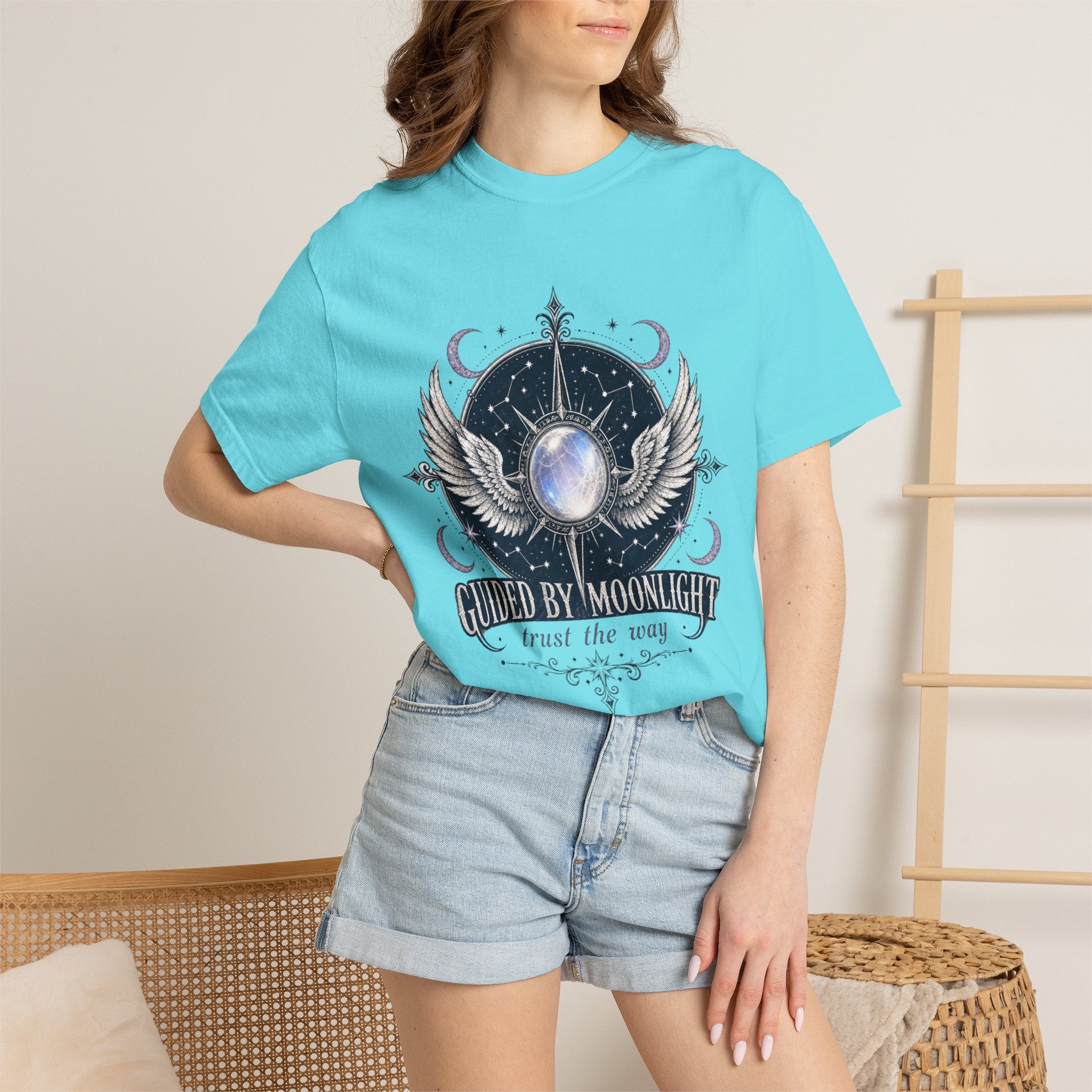 Guided by Moonlight Tee - Comfort Colors