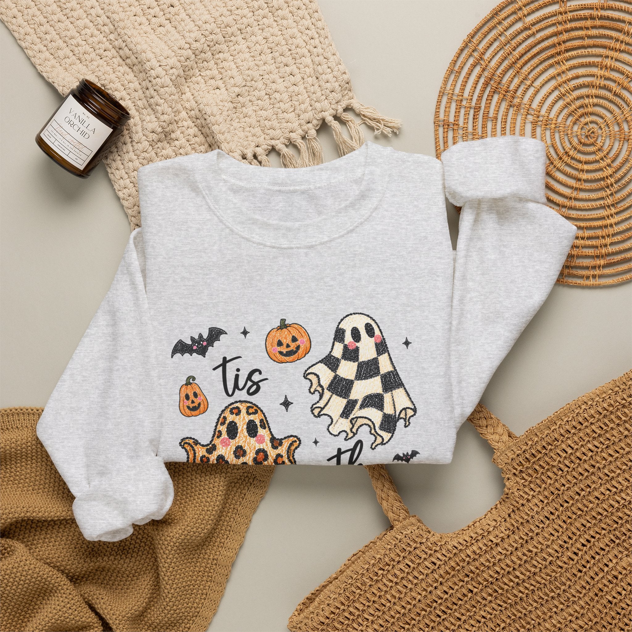 Tis The Season Halloween Sweatshirt - Gildan
