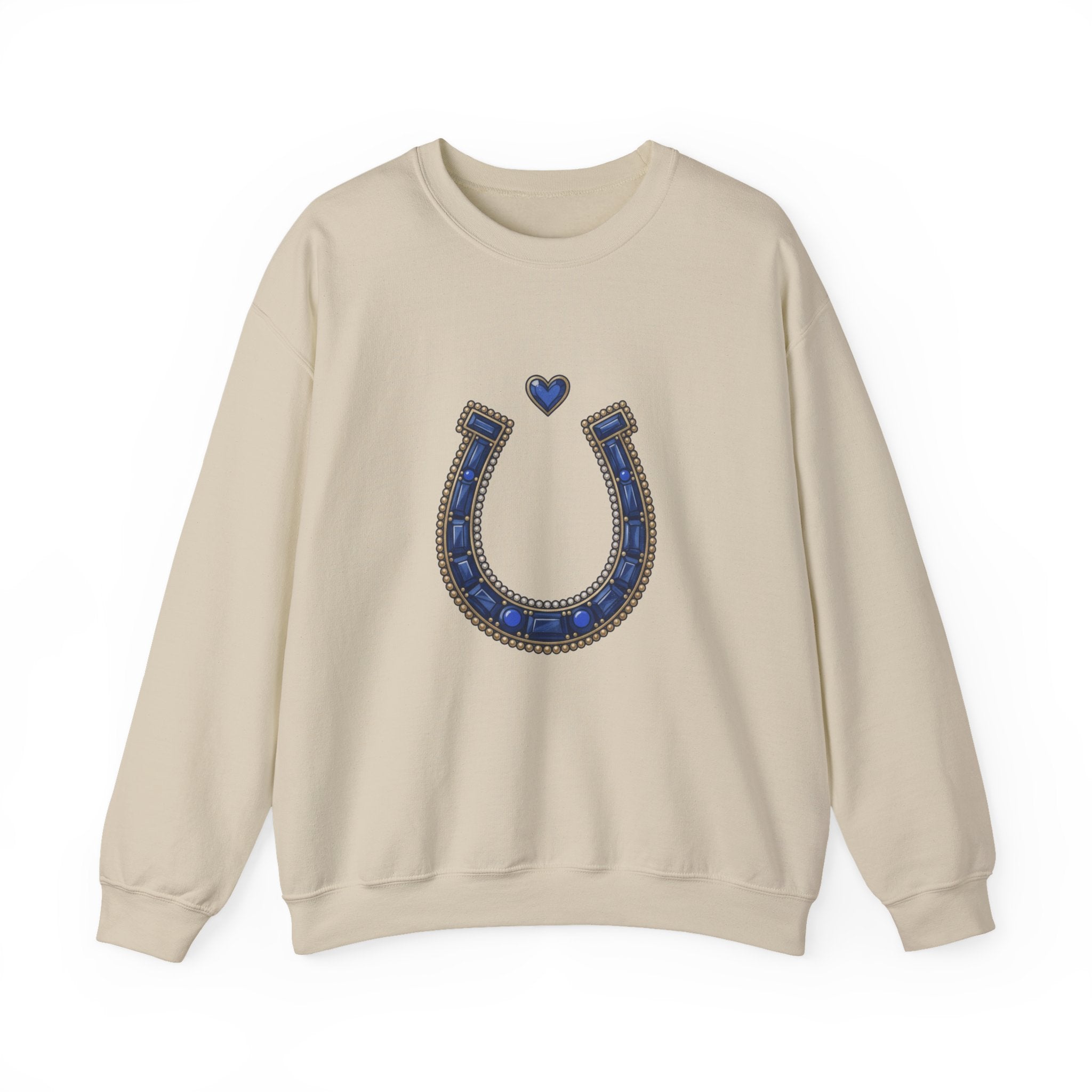 The Sapphire Horseshoe Sweatshirt - Gildan