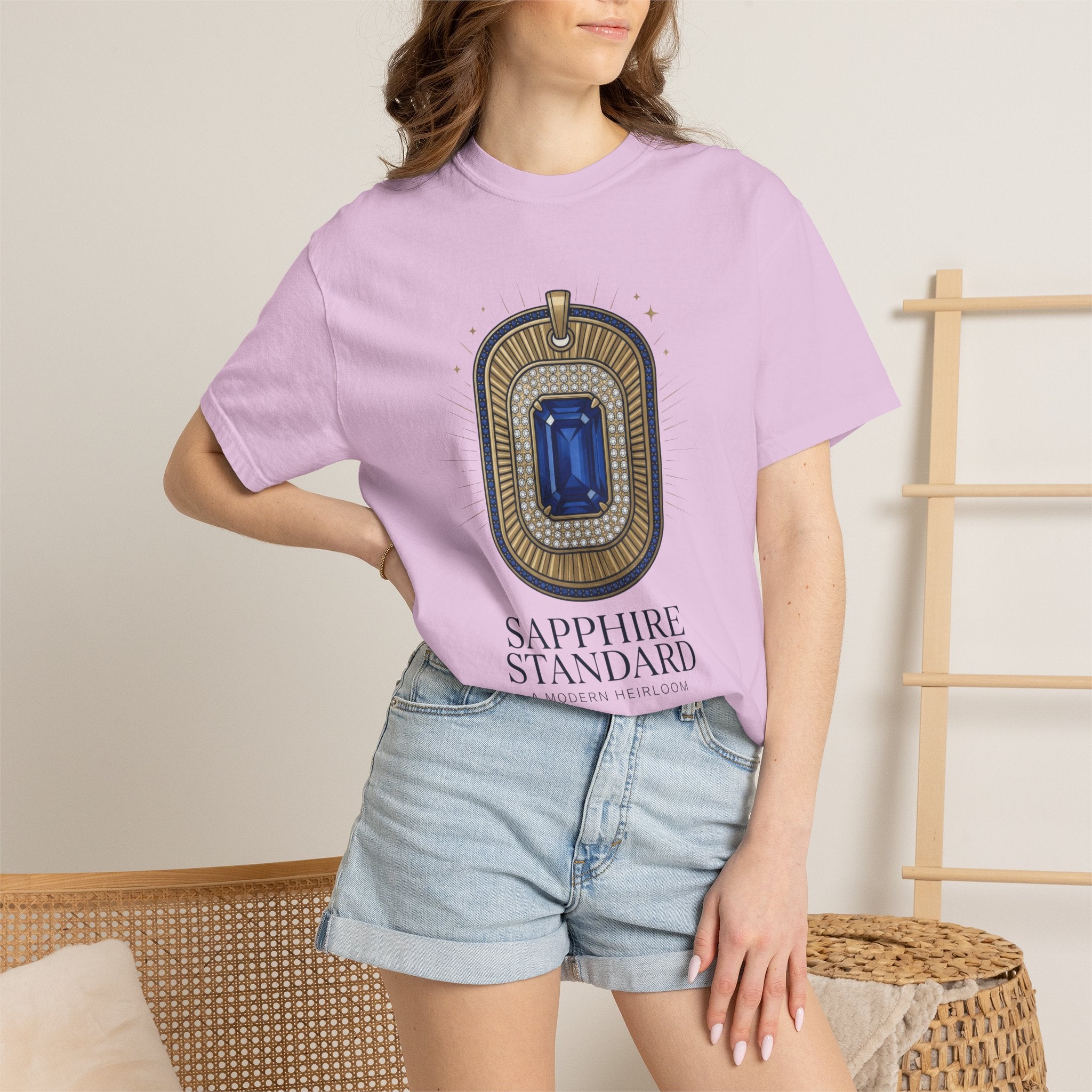 The Sapphire Standard Tee - Comfort Colors