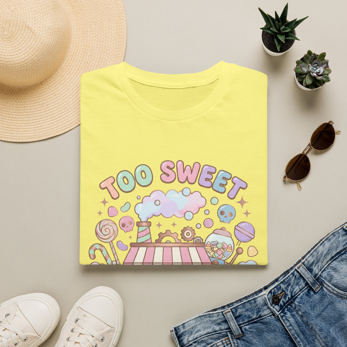 Too Sweet To Be Spooky Tee - Gildan