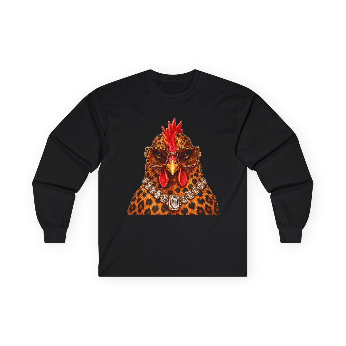The Sassy Chicken Long Sleeve Tee - Gildan