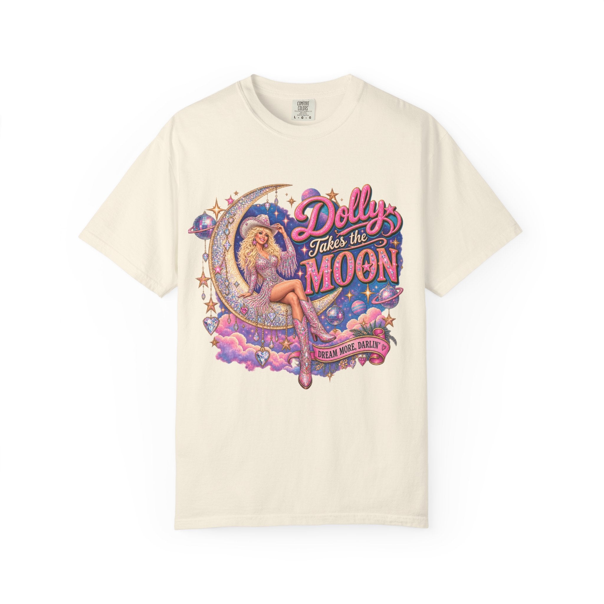 Dolly Takes The Moon Tee