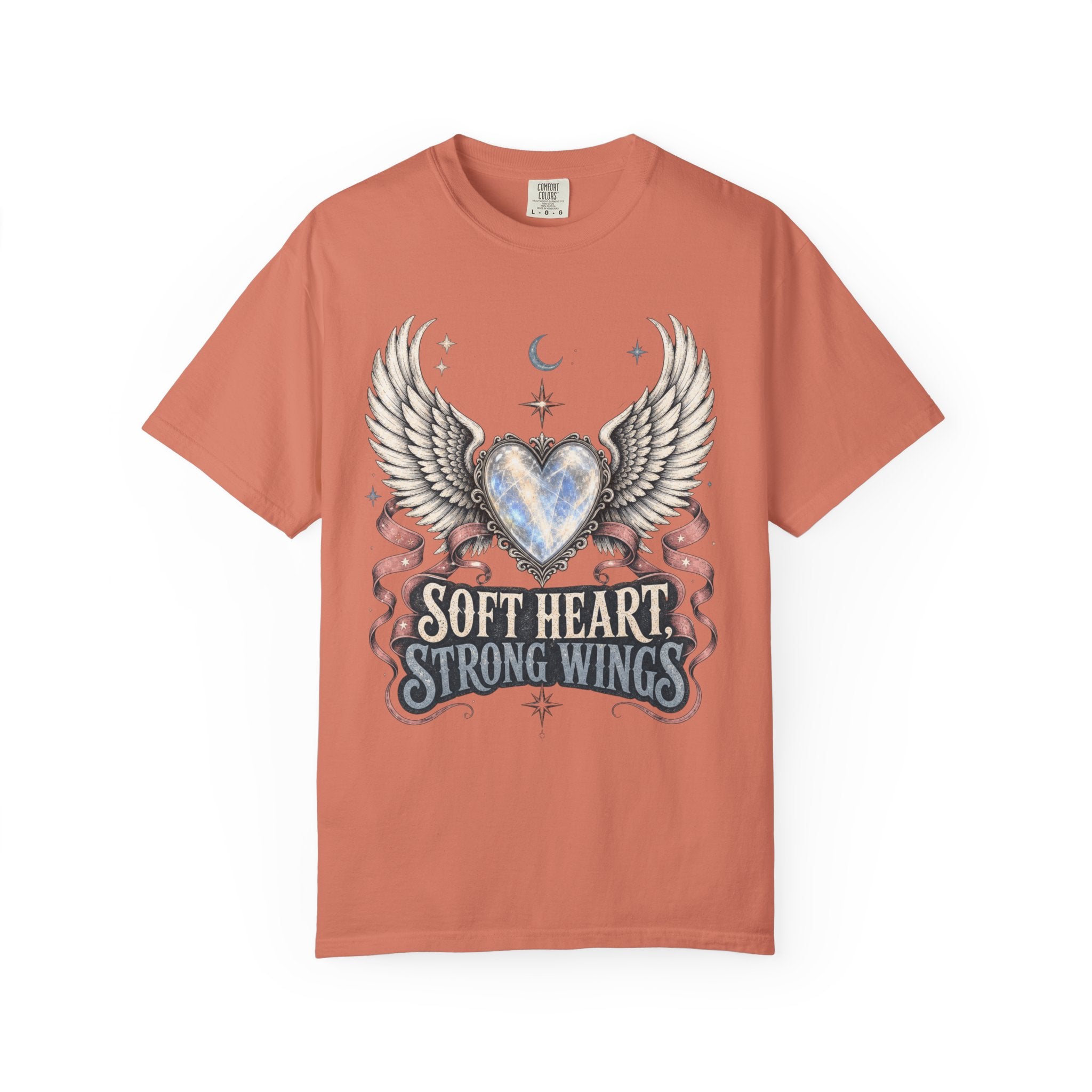 Soft Heart Strong Wings Tee - Comfort Colors