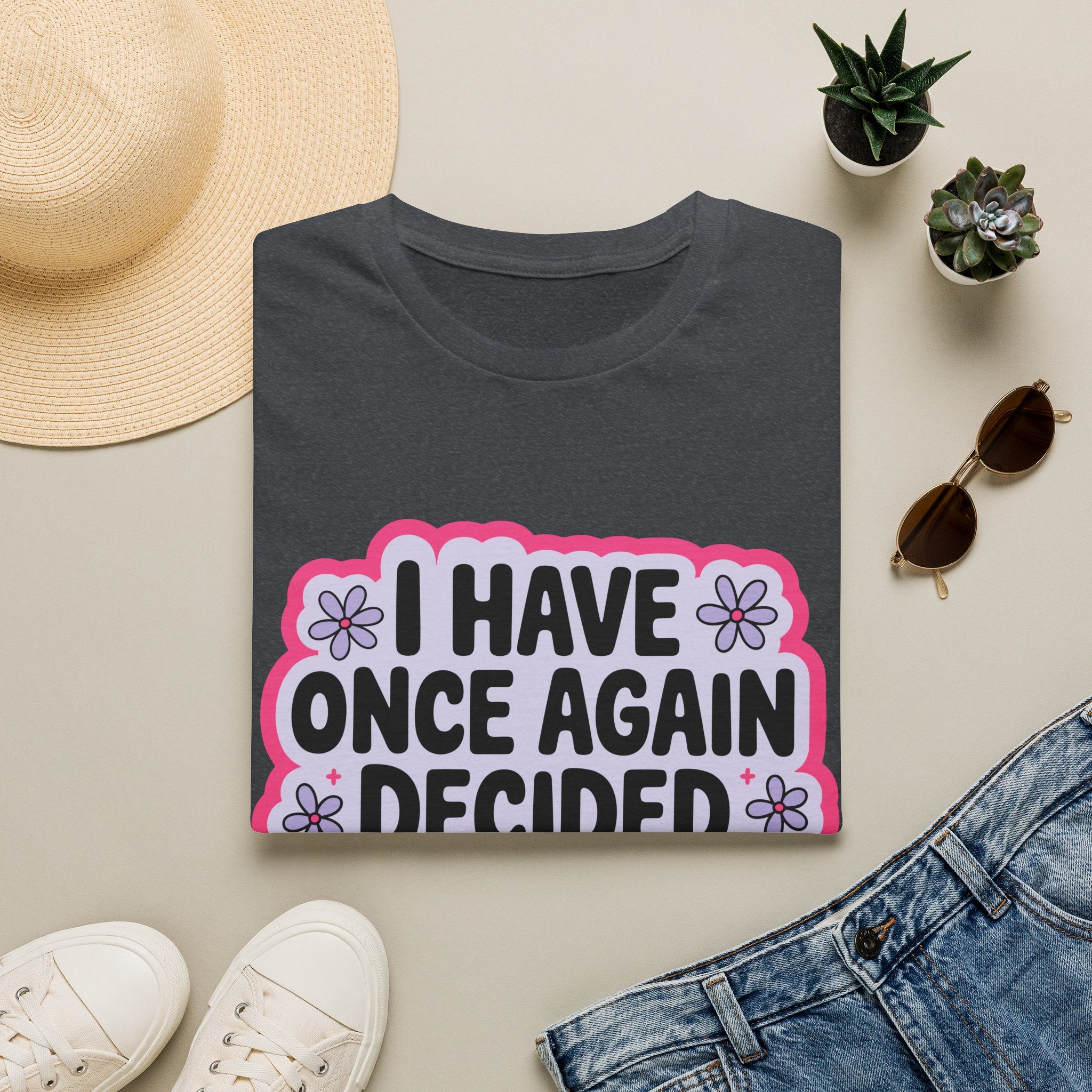 Decided To Be Difficult Tee - Gildan