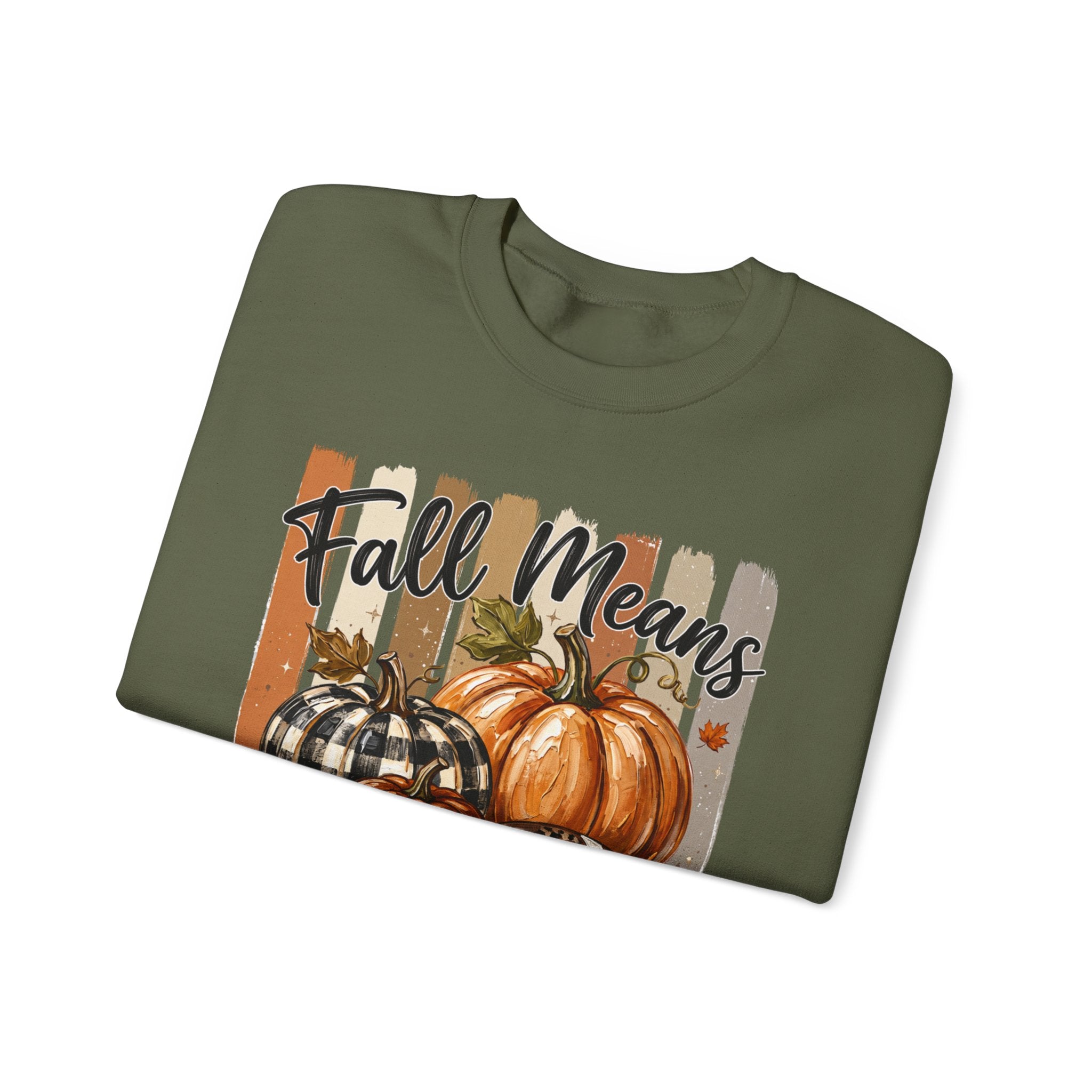 Fall Means Football Sweatshirt - Gildan