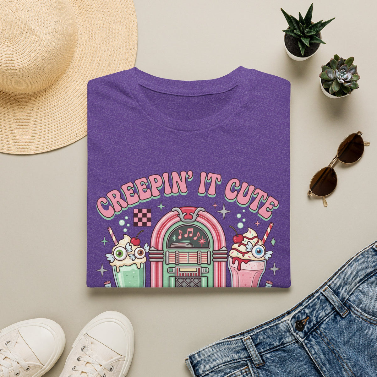 Creepin' It Cute Tee - Gildan