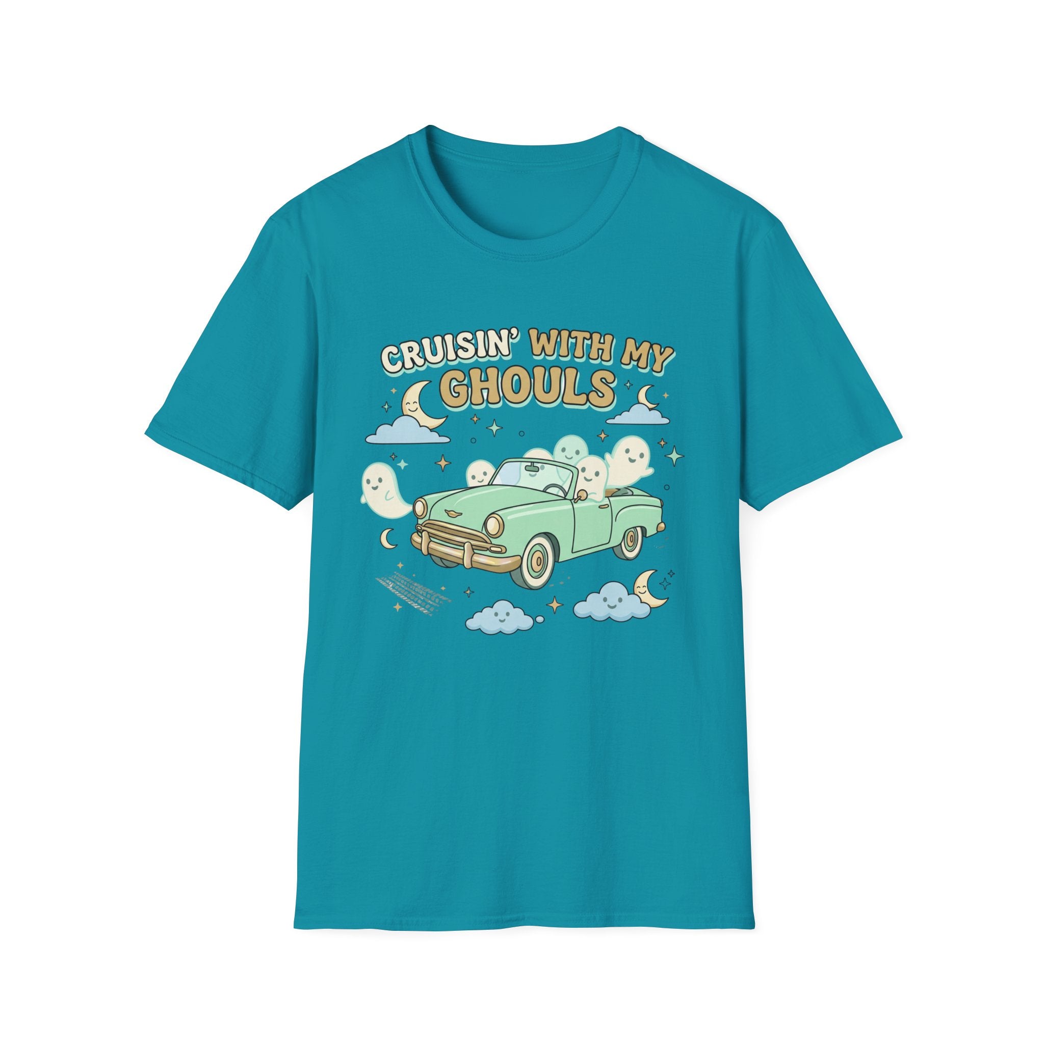 Cruisin' With My Ghouls Tee - Gildan