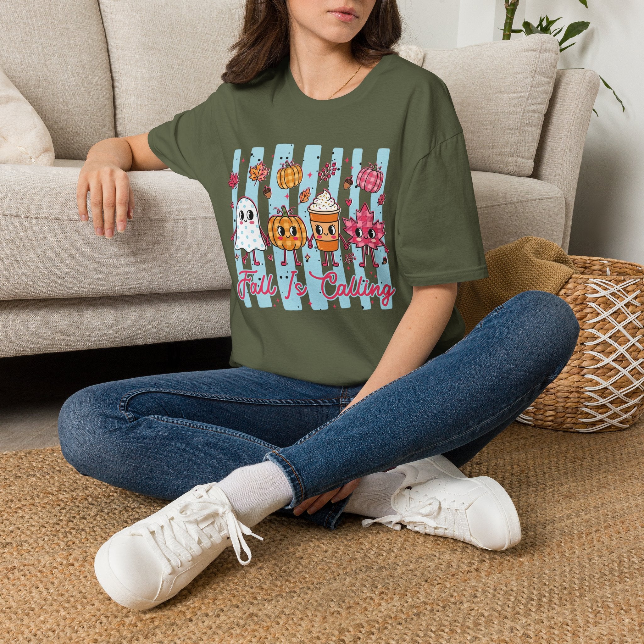 Fall Is Calling Tee - Gildan
