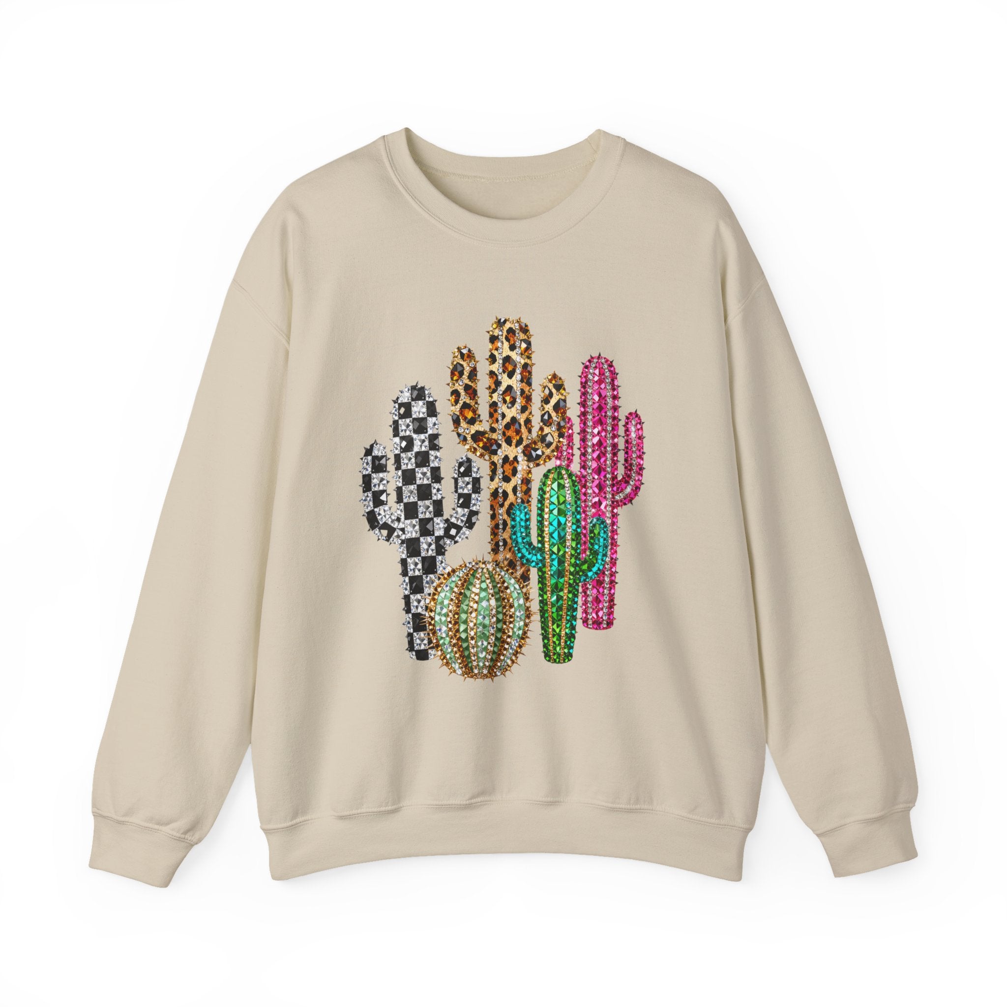 The Jeweled Cactus Sweatshirt - Gildan