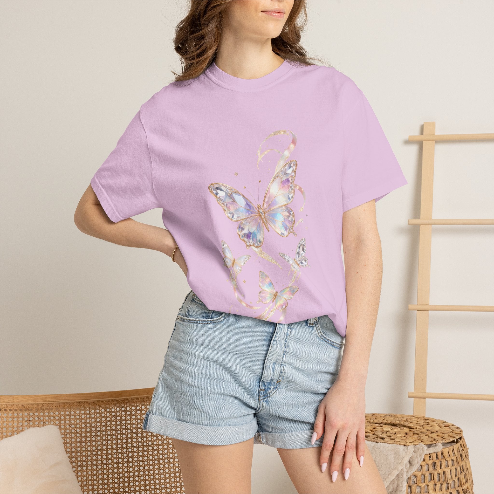 Halo Butterfly Tee - Comfort Colors