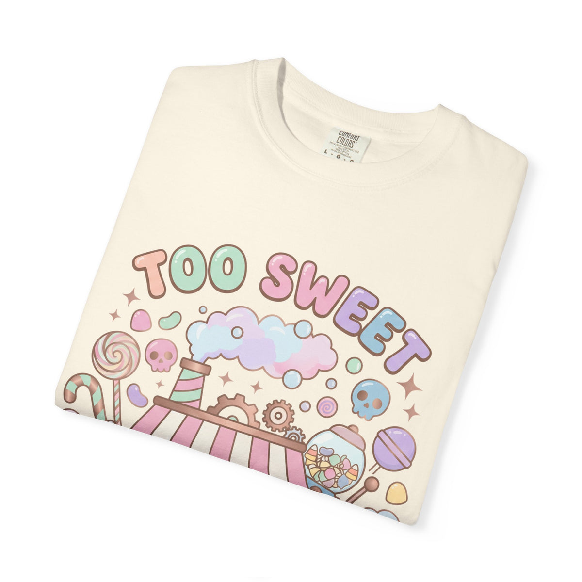 Too Sweet To Be Spooky Tee - Comfort Colors