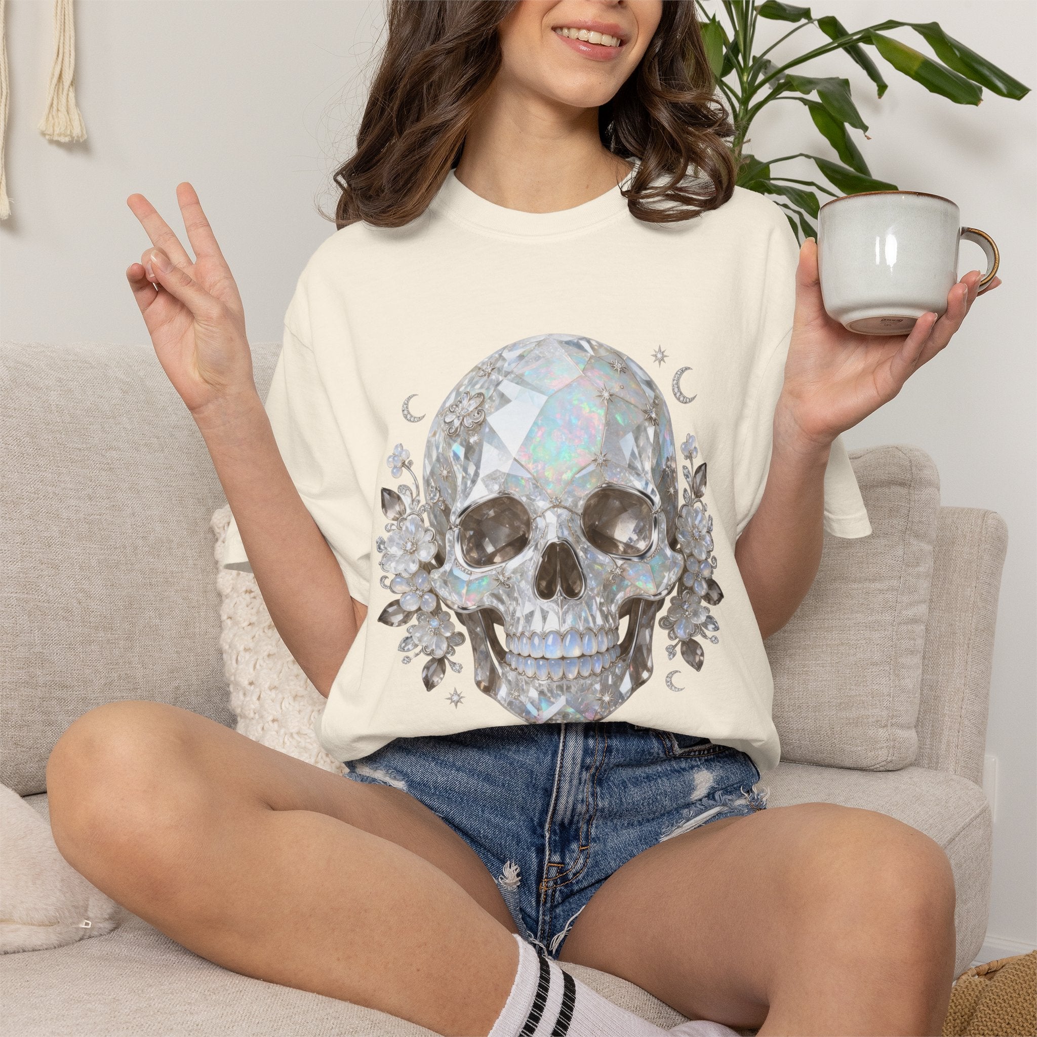 Moonstone Skull Tee - Comfort Colors