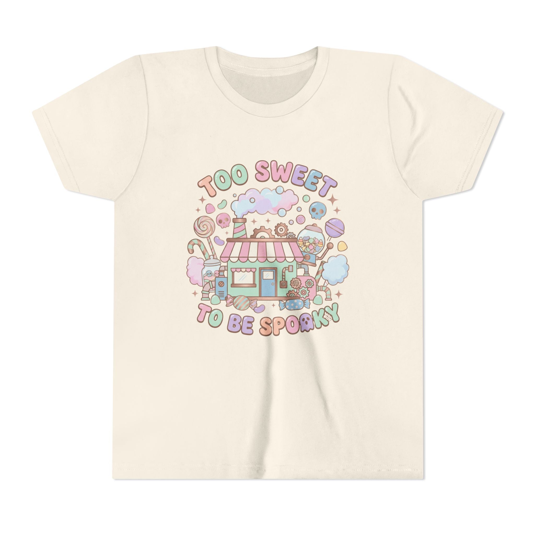 Too Sweet To Be Spooky Big Kid Tee