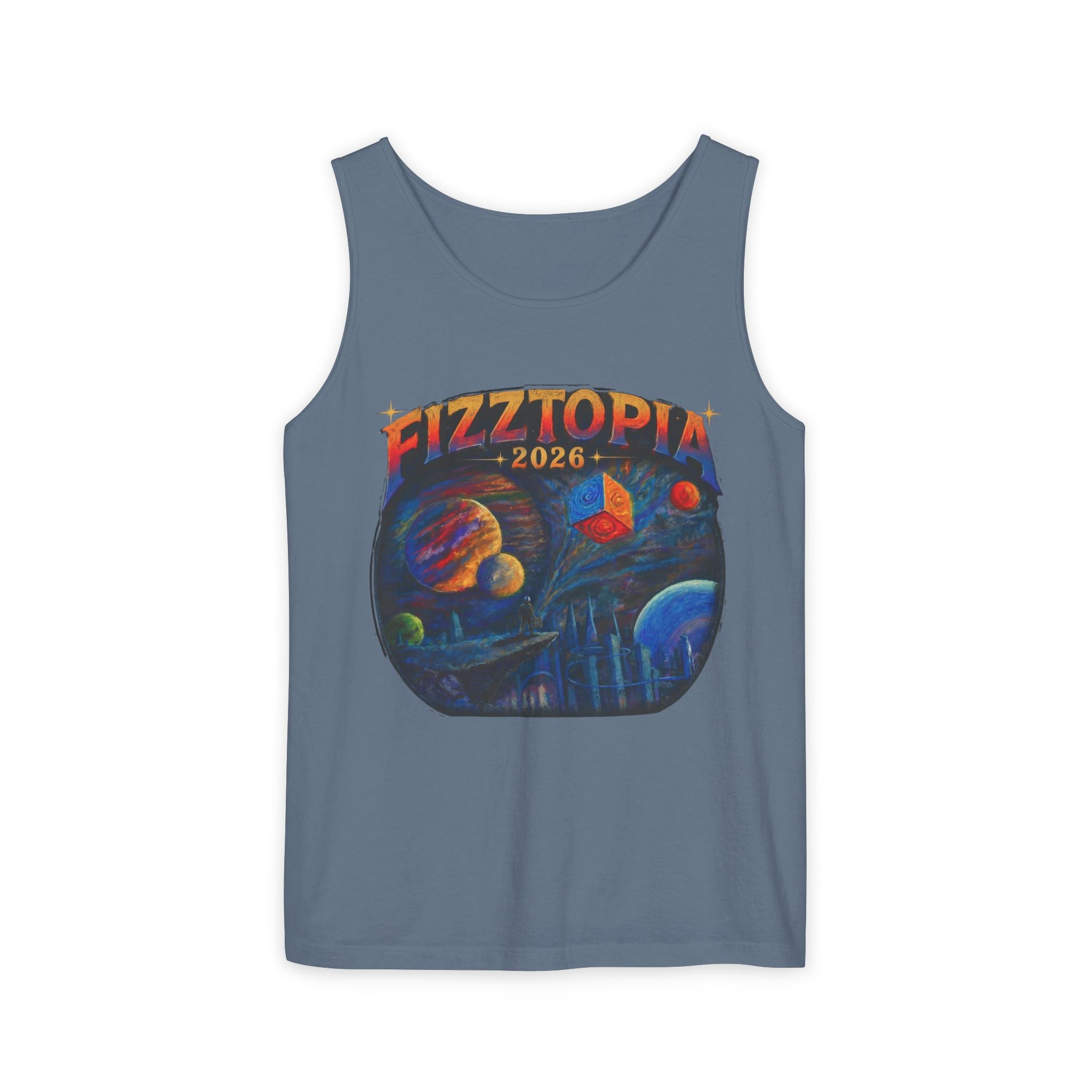 Daddy Ring Bomb's Fizztopia Galaxy Tank - Comfort Colors