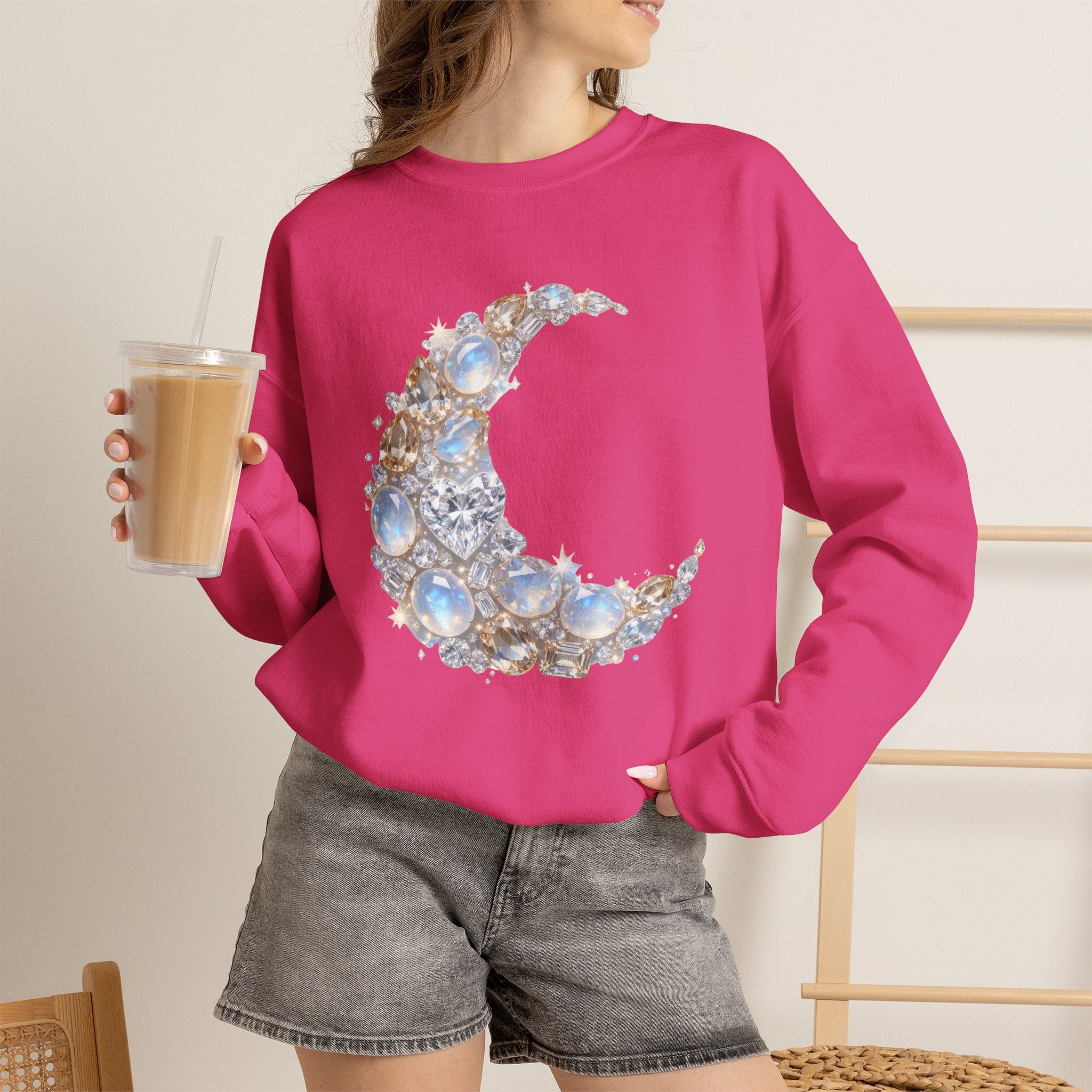 Crescent Moon Sweatshirt - Gildan
