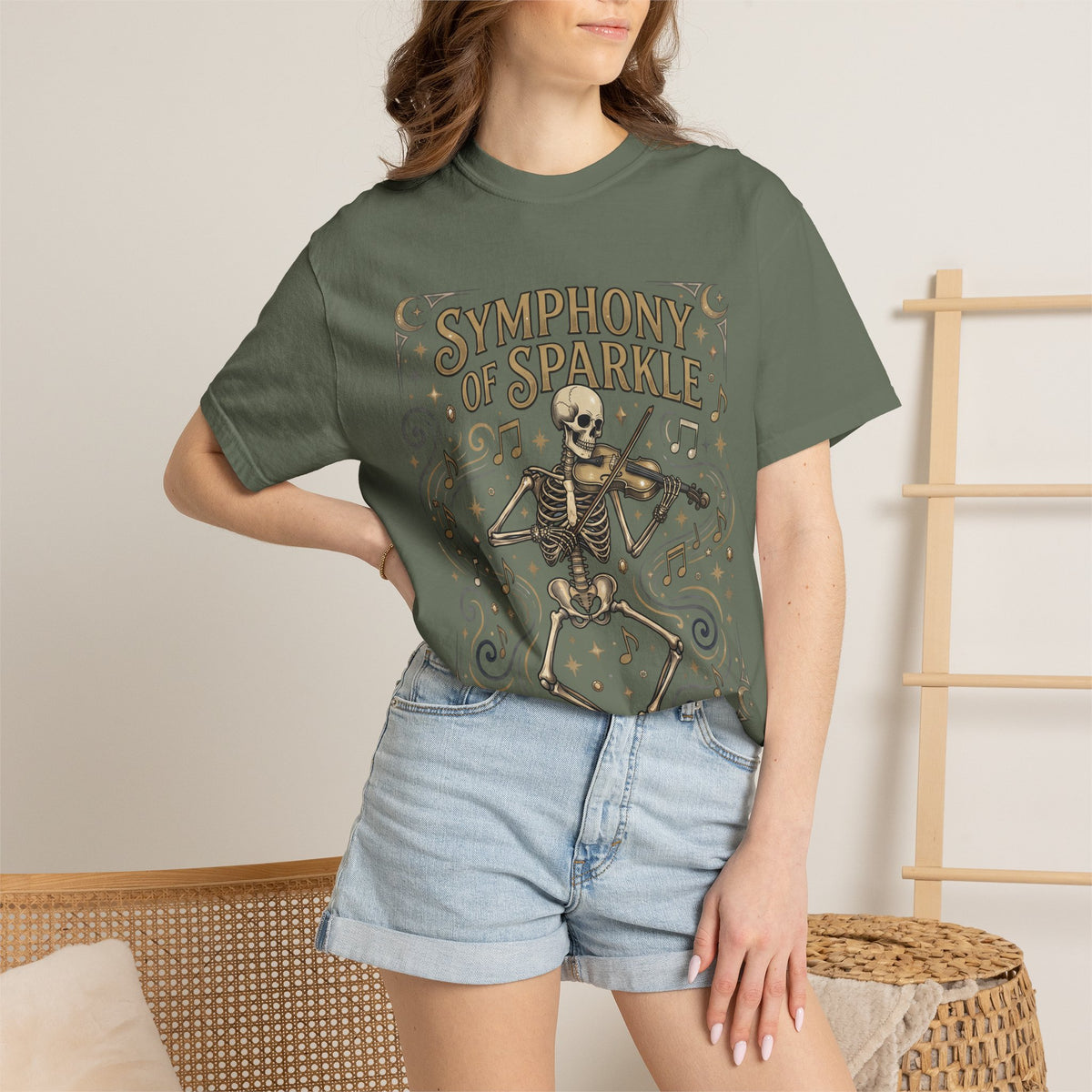 Symphony of Sparkle Tee (Rectangle) - Comfort Colors