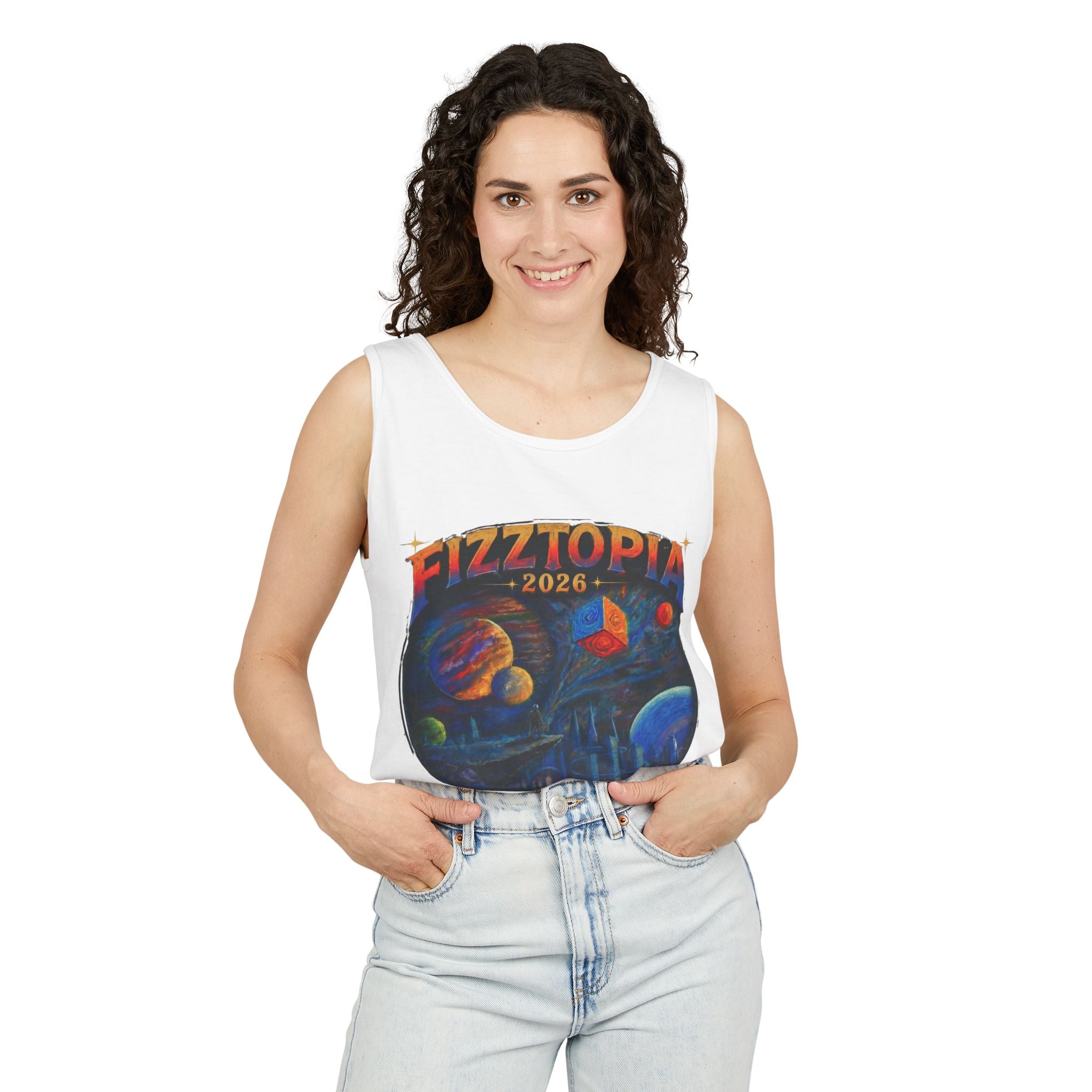 Daddy Ring Bomb's Fizztopia Galaxy Tank - Comfort Colors
