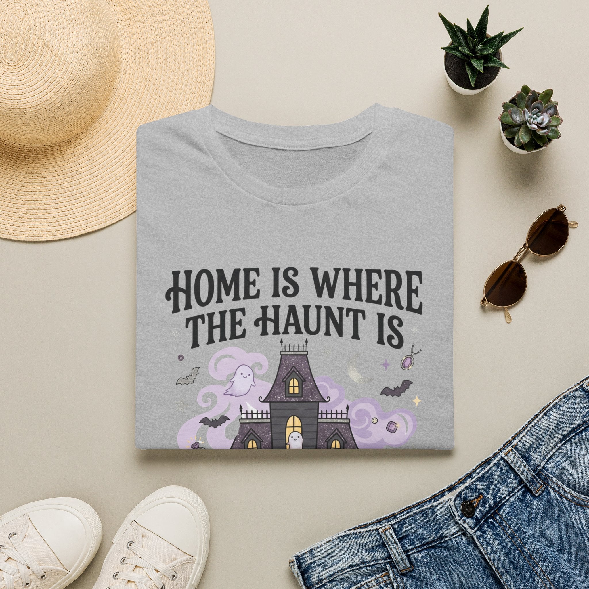 Home Is Where The Haunt Is Tee - Gildan