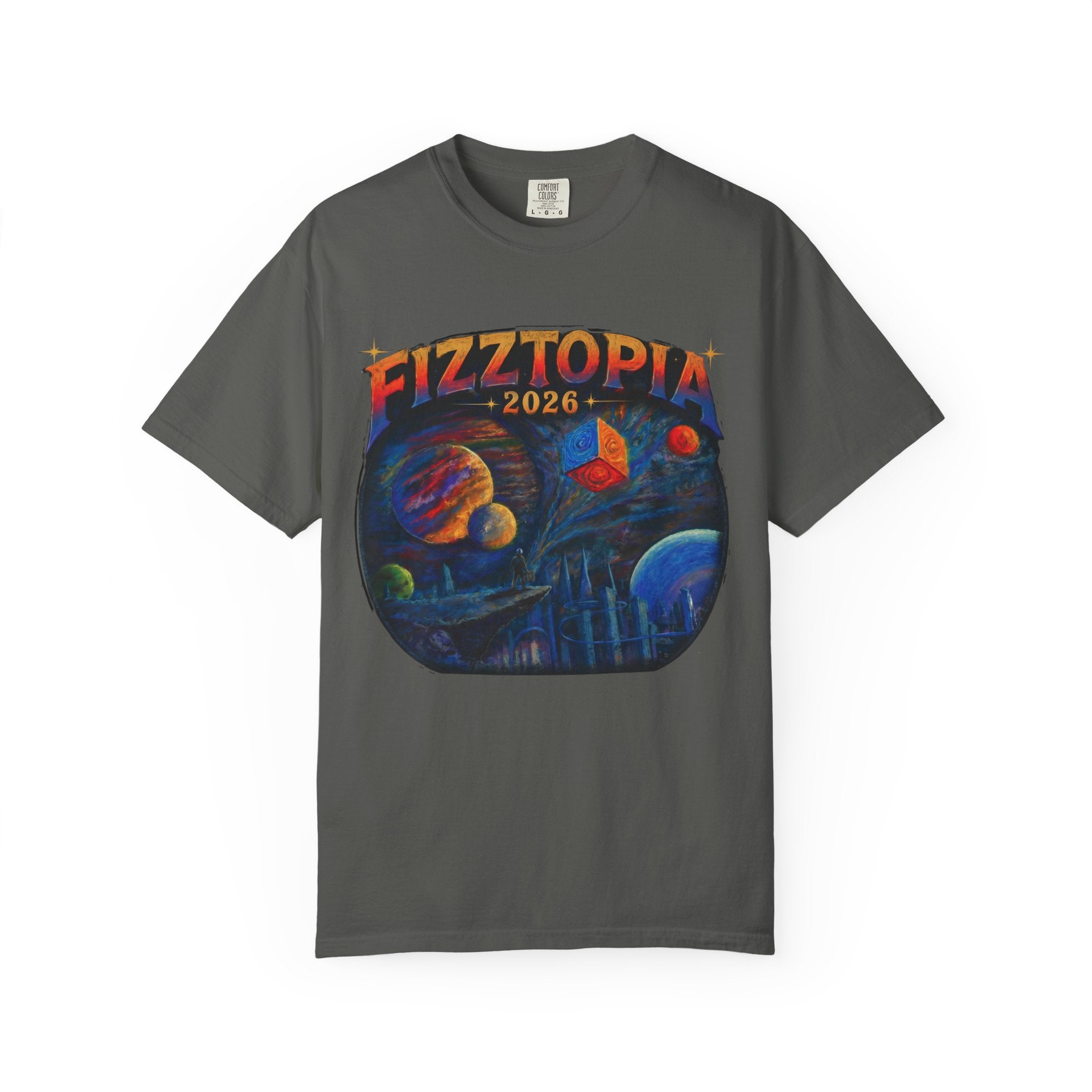 Daddy Ring Bomb's Fizztopia Galaxy Shirt - Comfort Colors