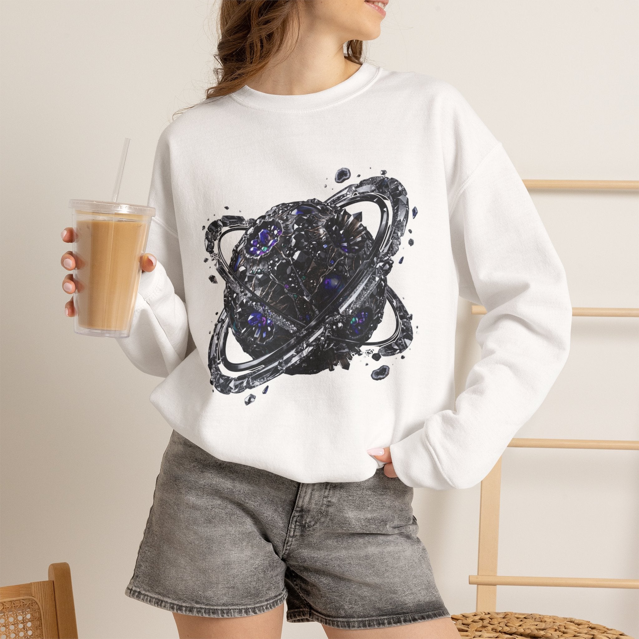 Galactic Planet Sweatshirt - Gildan