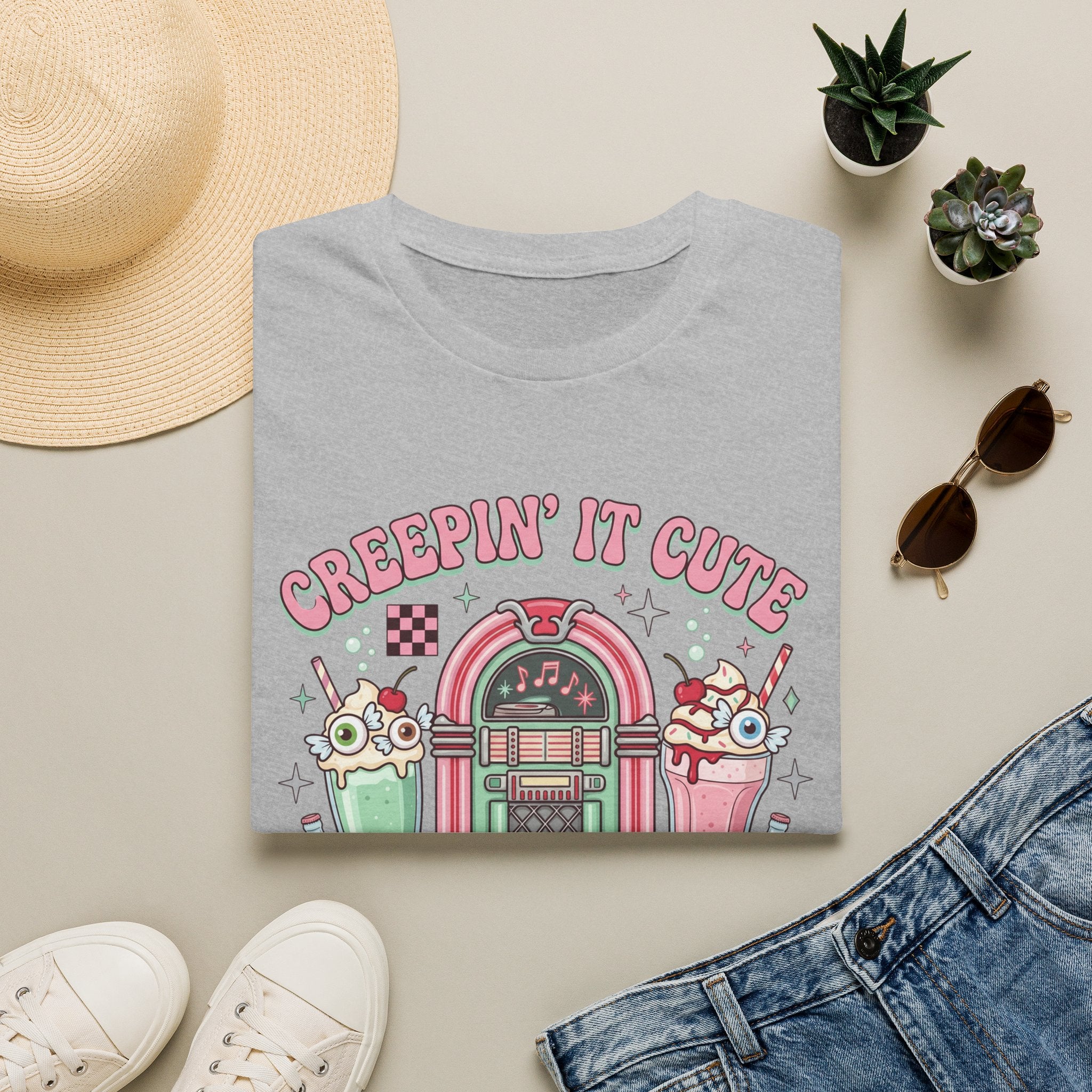 Creepin' It Cute Tee - Gildan