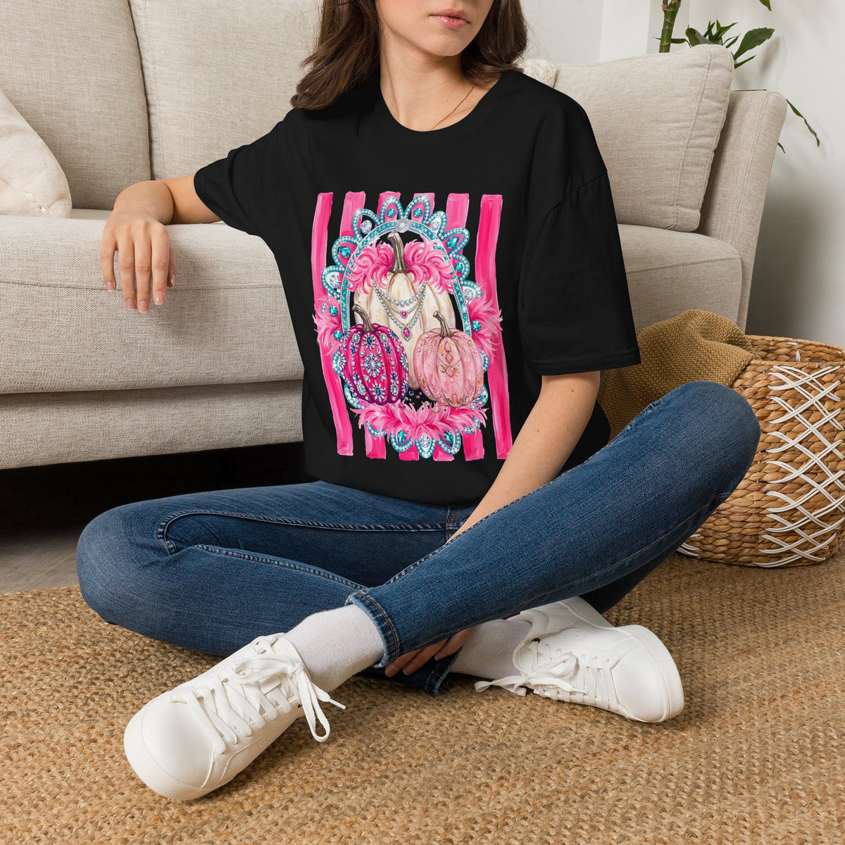 Pink Pumpkins Glam Tee - Gildan