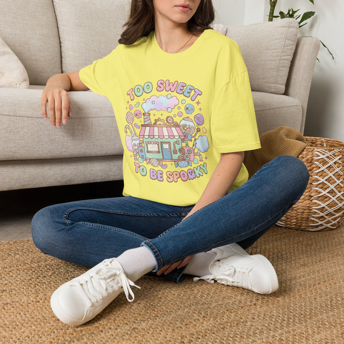 Too Sweet To Be Spooky Tee - Gildan