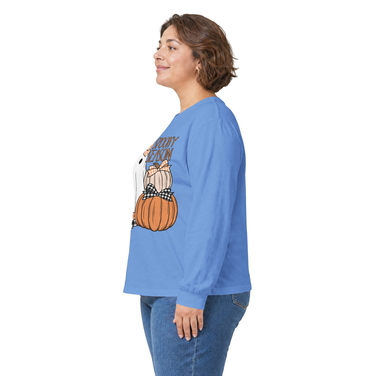 The Bow Ghost Long Sleeve Tee - Gildan