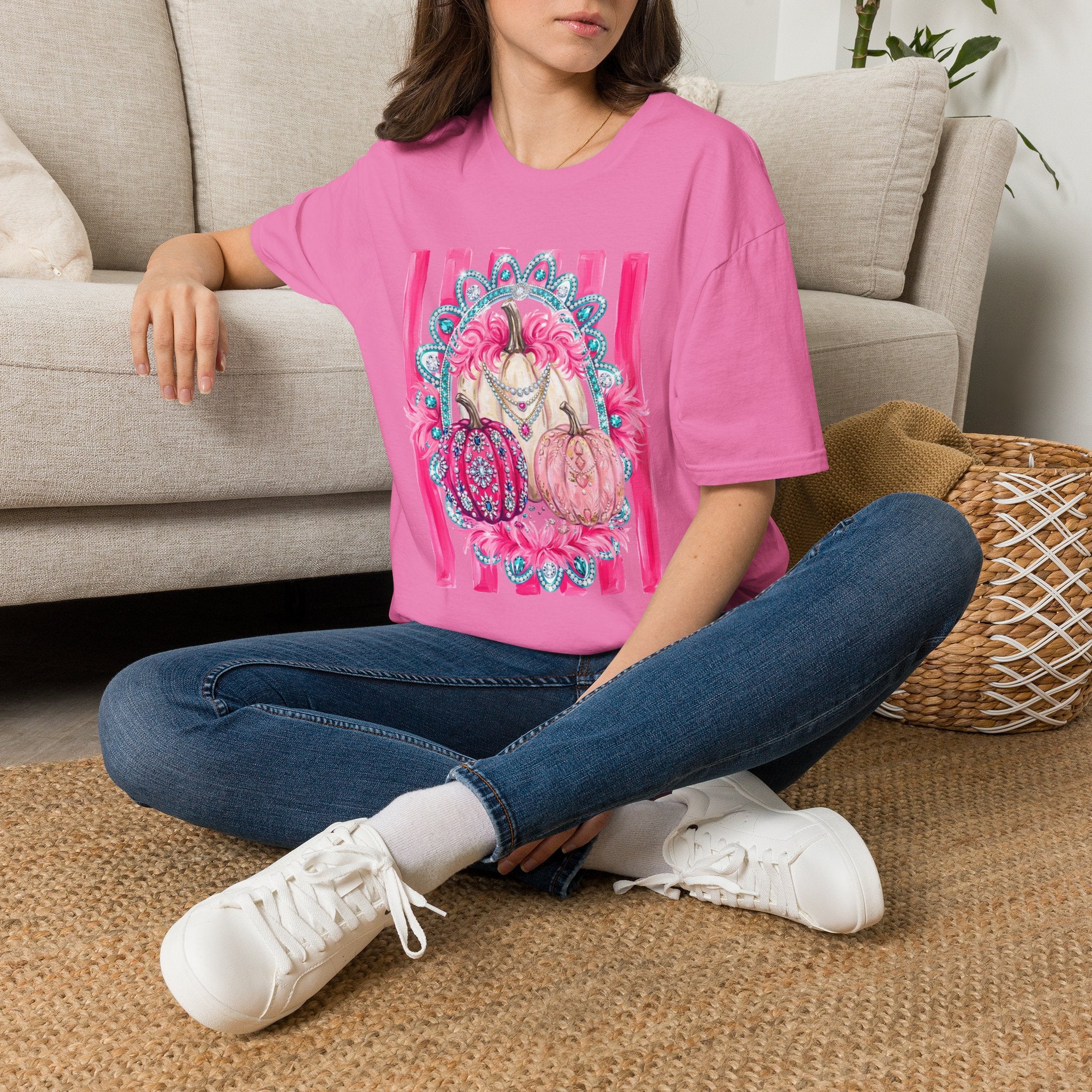 Pink Pumpkins Glam Tee - Gildan
