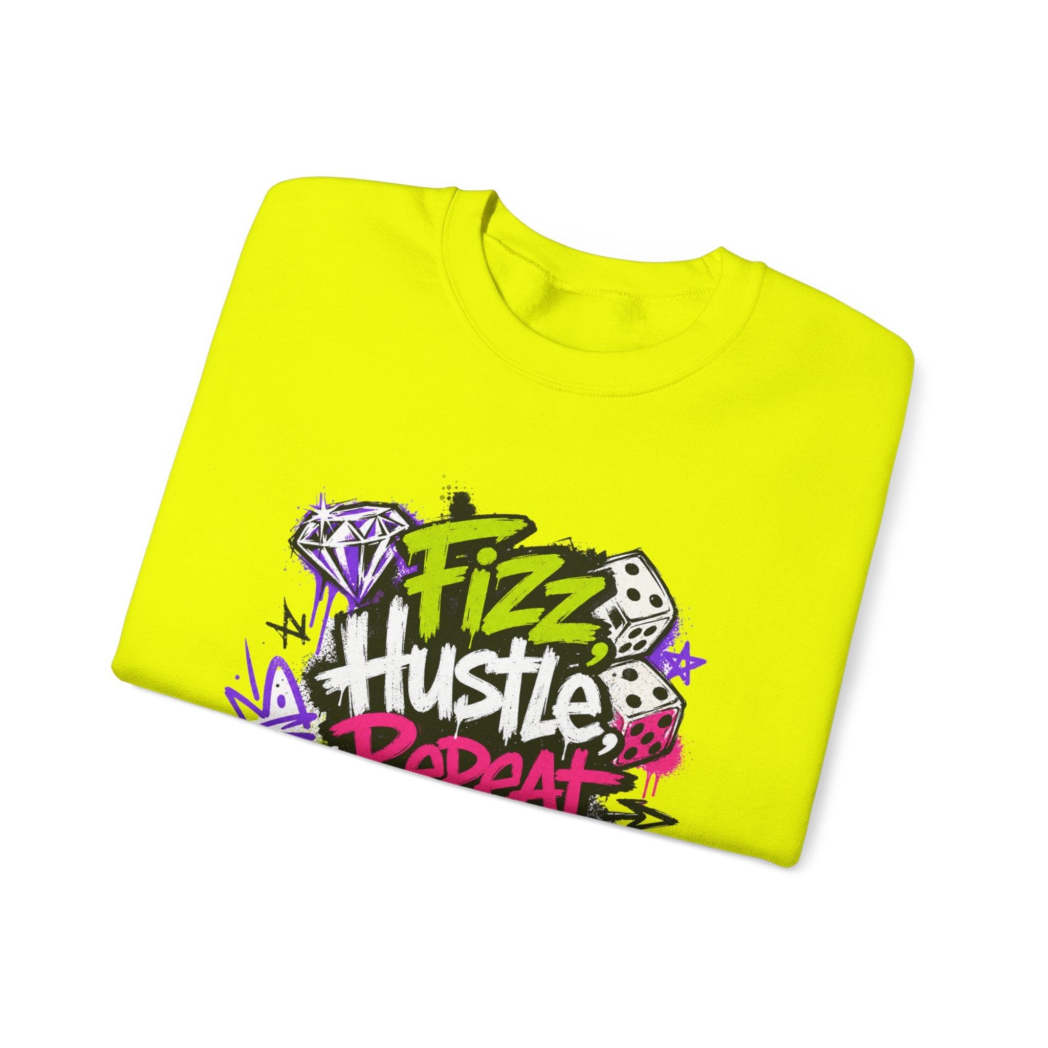 Fizz Hustle Repeat Sweatshirt - Gildan